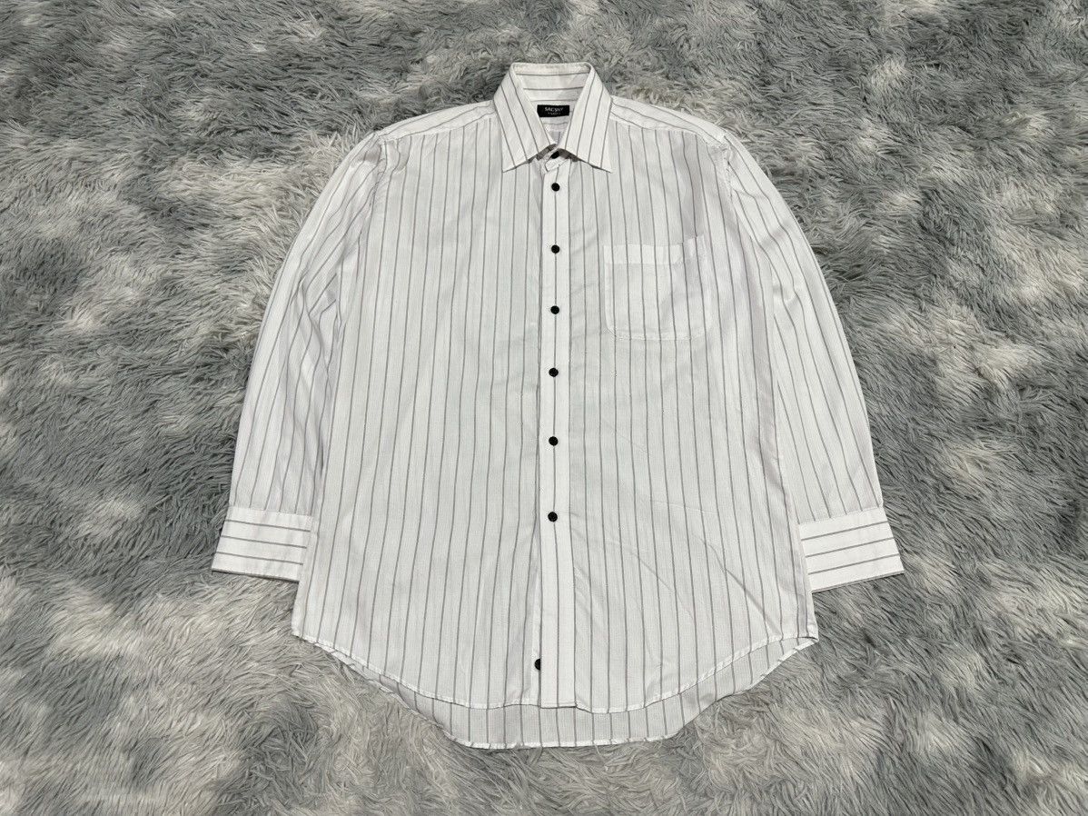 Yohji Yamamoto 🔥Vintage Sacsny Y’Saccs Yohji Yamamoto Striped Shirt Size US L / EU 52-54 / 3 - 3 Thumbnail