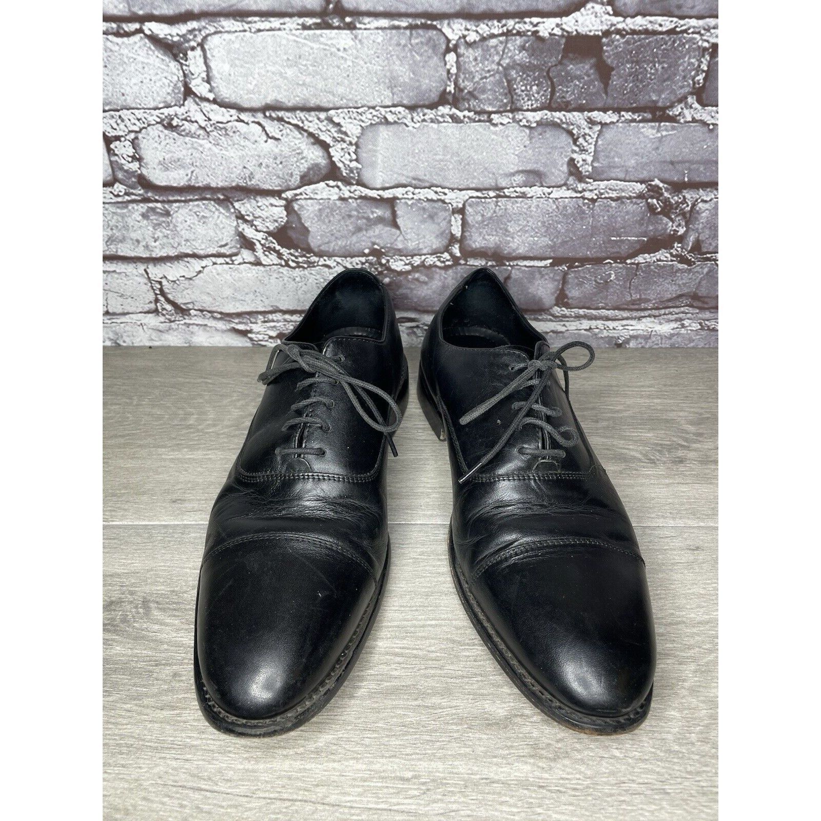 Other ANTHONY VEER Essentials Black Leather Goodyear Oxfords Cap T Size US 10 / EU 43 - 12 Thumbnail