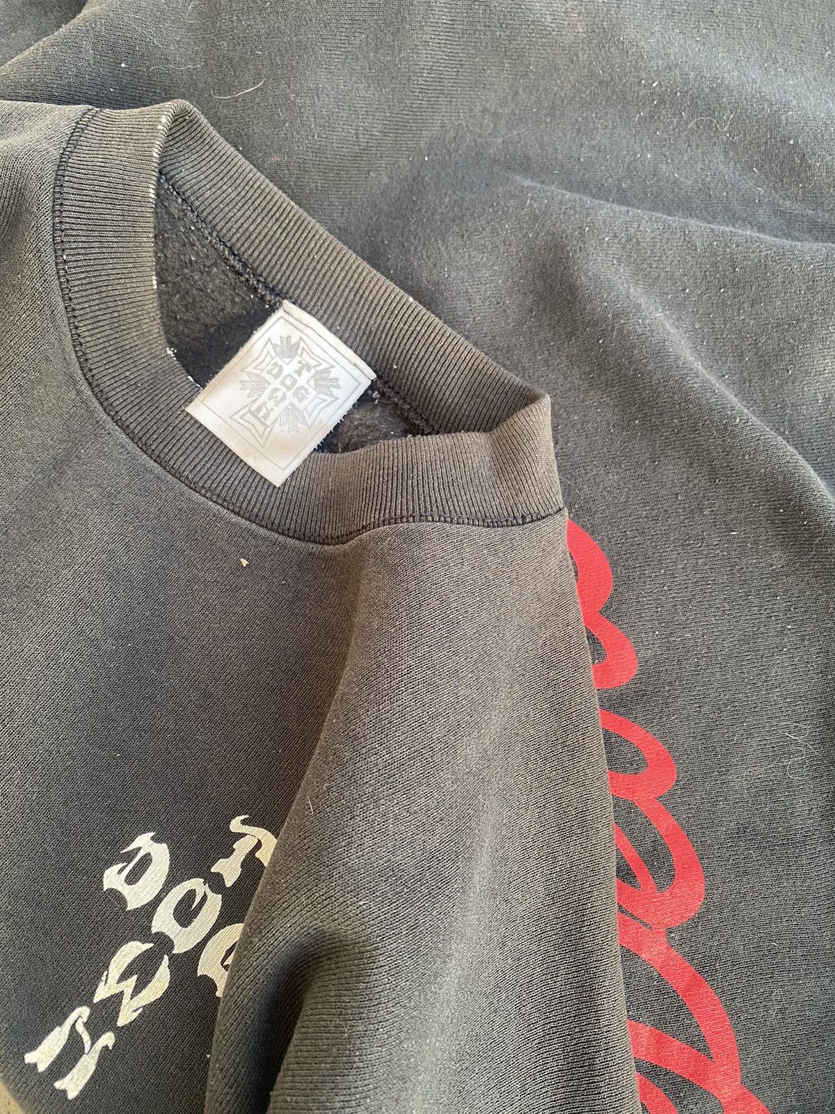 Dogtown Vintage 90s Thrashed Faded DogTown Skate Baggy Sweatshirt Size US XL / EU 56 / 4 - 6 Thumbnail