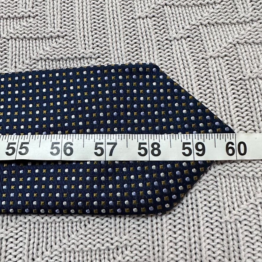 Vintage Dormeuil black micro dot silk tie Size ONE SIZE - 4 Thumbnail