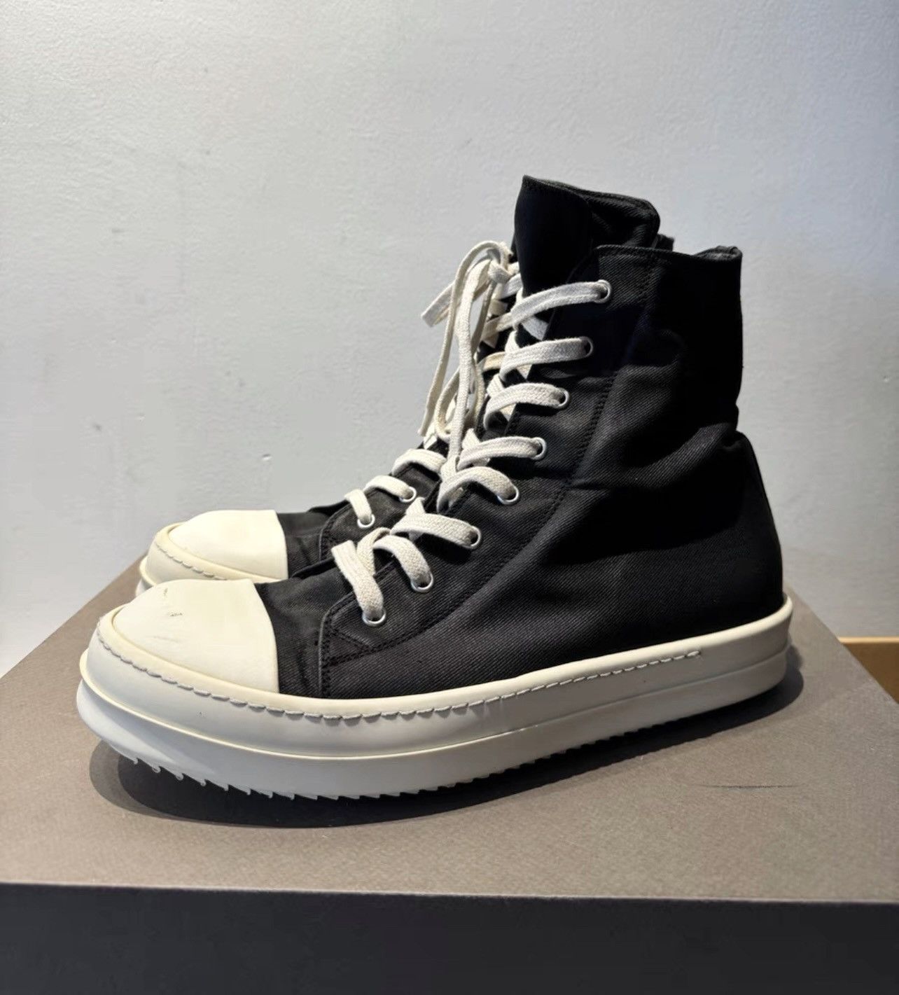 Rick Owens Ramones High DRKSHDW