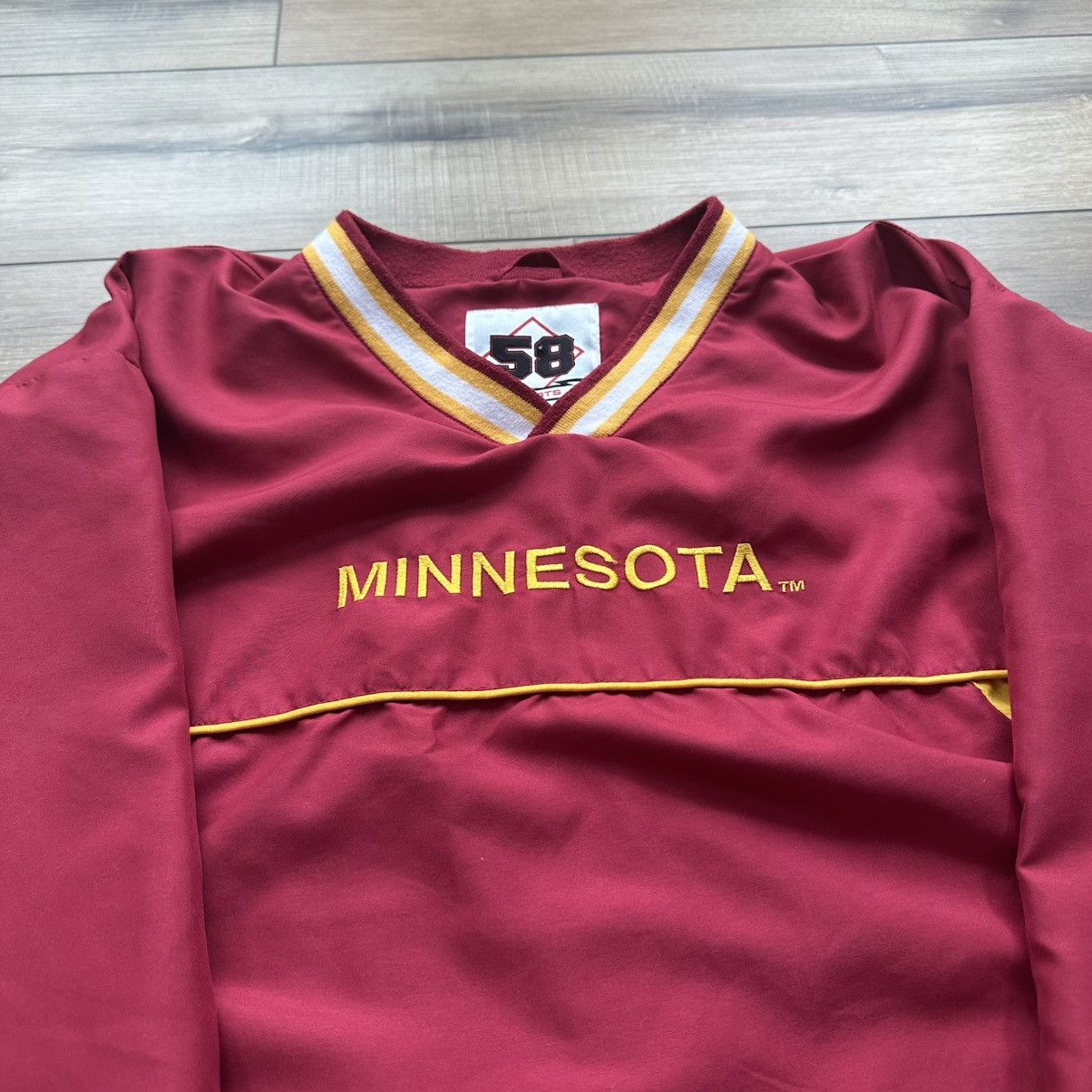 Other Vintage 90s Minnesota Golden Gophers Windbreaker Pullover Size US L / EU 52-54 / 3 - 6 Thumbnail