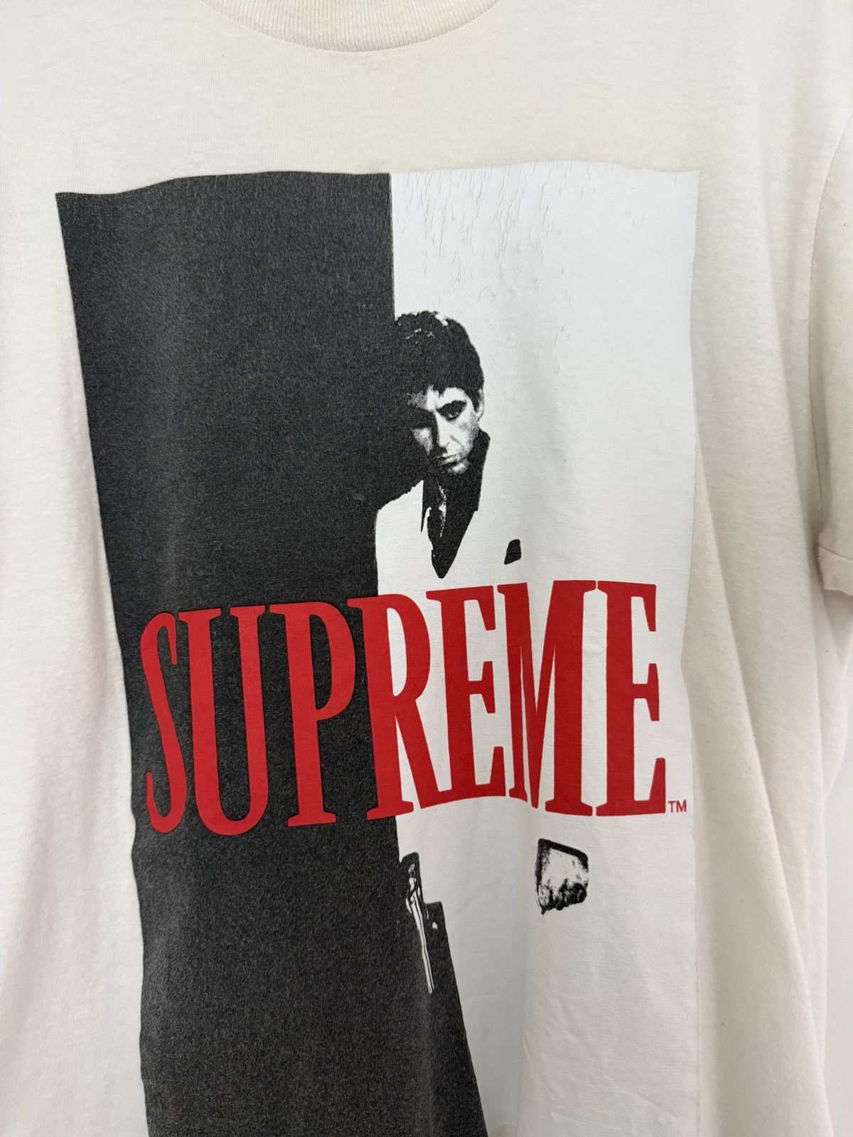 Supreme SUPREME SCARFACE SPLIT TEE SIZE M Size US M / EU 48-50 / 2 - 2 Thumbnail