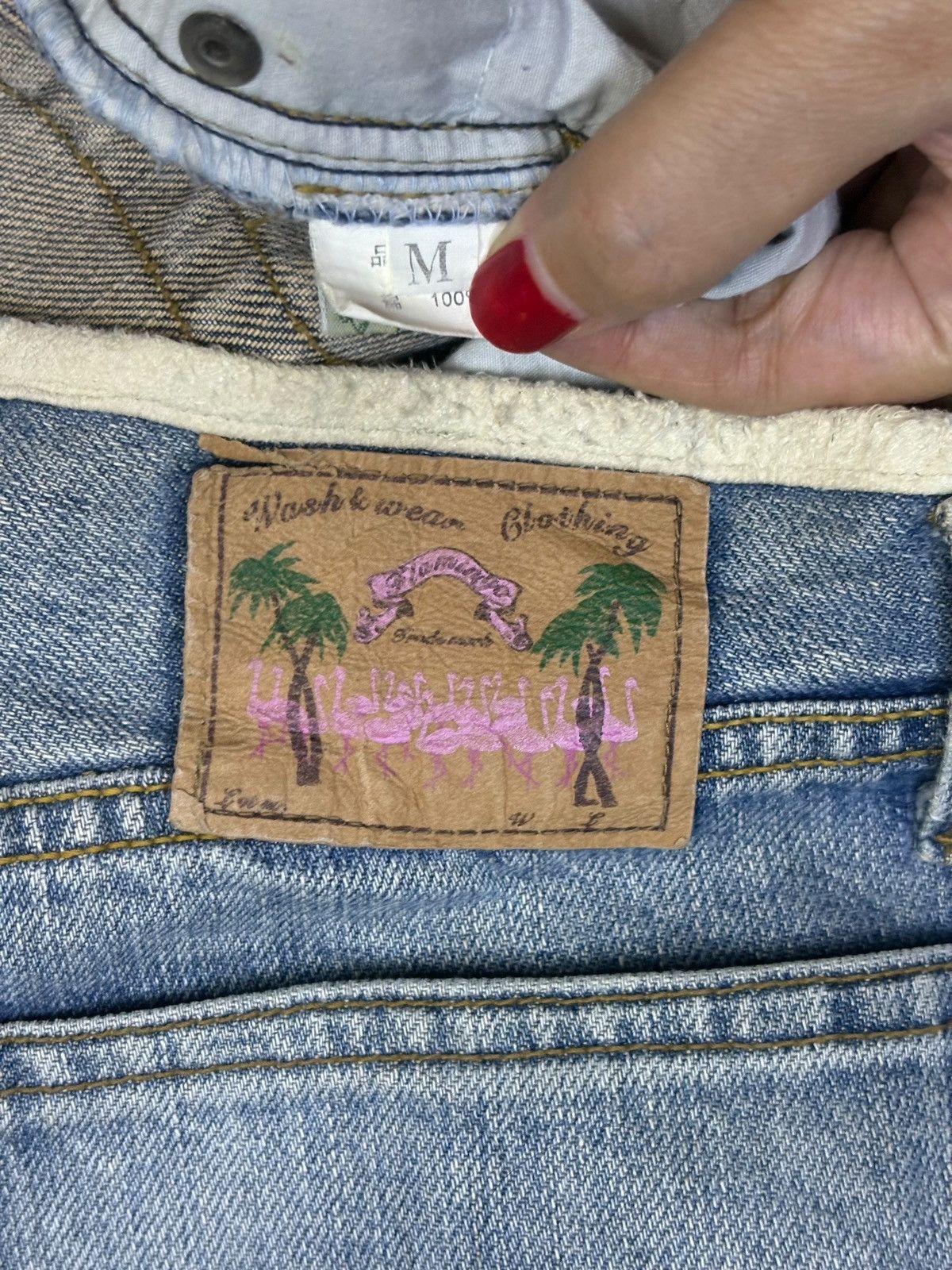 Japanese Brand Vintage Japanese Brand Mud Wash Baggy Bootcut Jeans Size 30" / US 8 / IT 44 - 10 Thumbnail