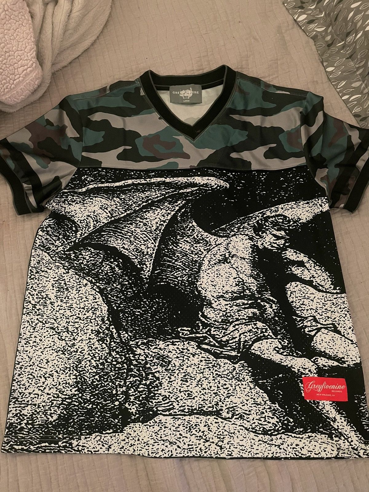 Pouya & $uicideboy$ Merch G59 Camo Inferno Jersey | Grailed