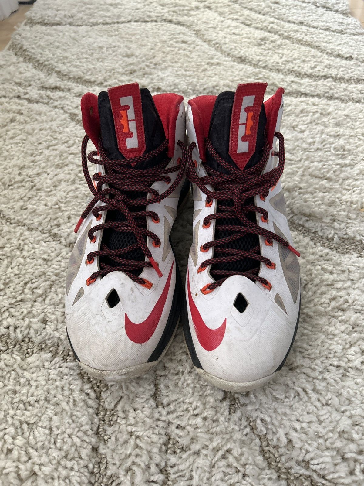 Nike Lebron 10 Heat Home Size 10 Size US 10 / EU 43 - 1 Thumbnail