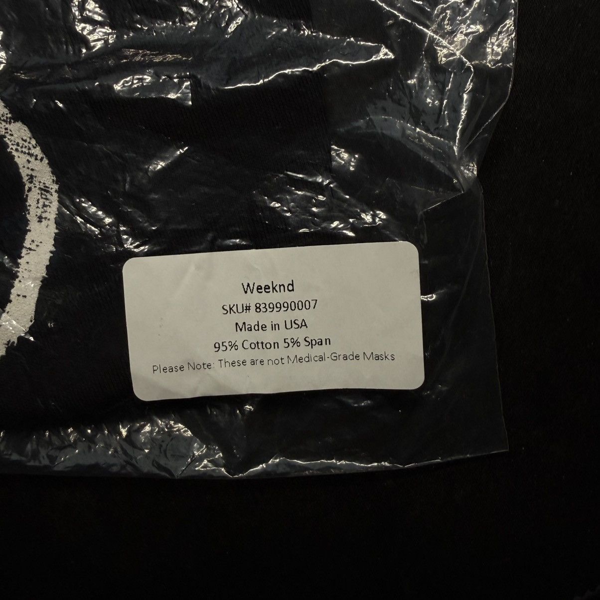 XO The Weeknd XO Face Mask Size ONE SIZE - 2 Thumbnail