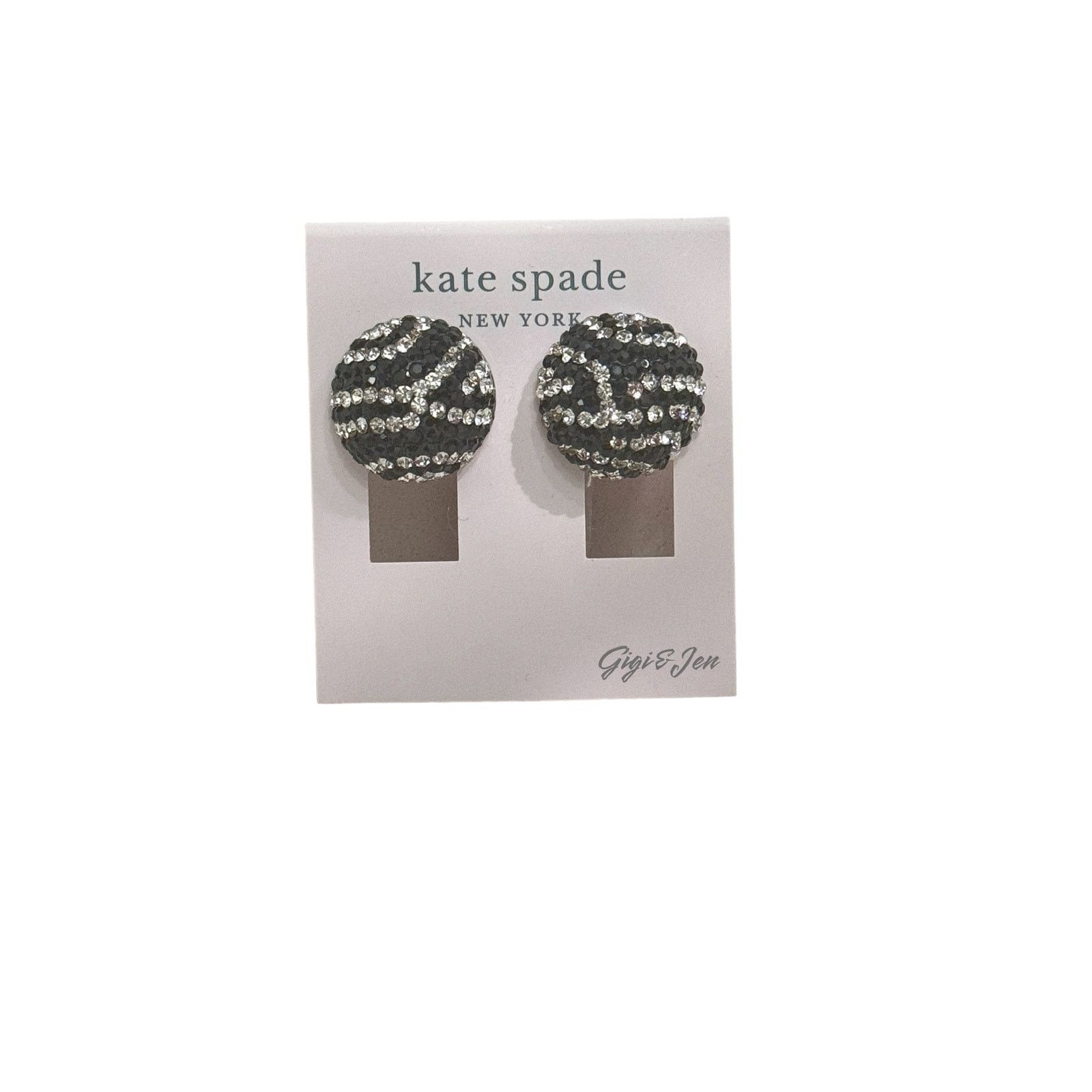 Kate Spade Kate Spade Earn Your Stripe Statement Studs Earrings Size ONE SIZE - 1 Thumbnail