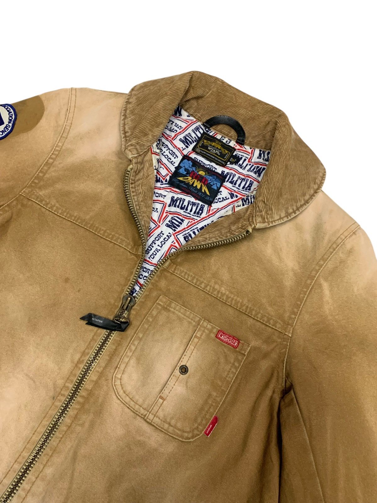 Wtaps Wtaps 2008 Fall/Winter Chore Canvas Jacket Zipper Down Size US M / EU 48-50 / 2 - 6 Thumbnail