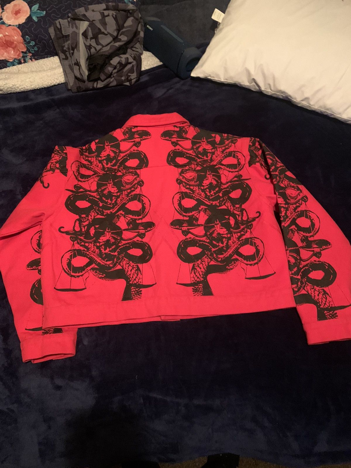 NVR denim jacket Y2K Fashion Opium Swag 2000s 00 Streetwear