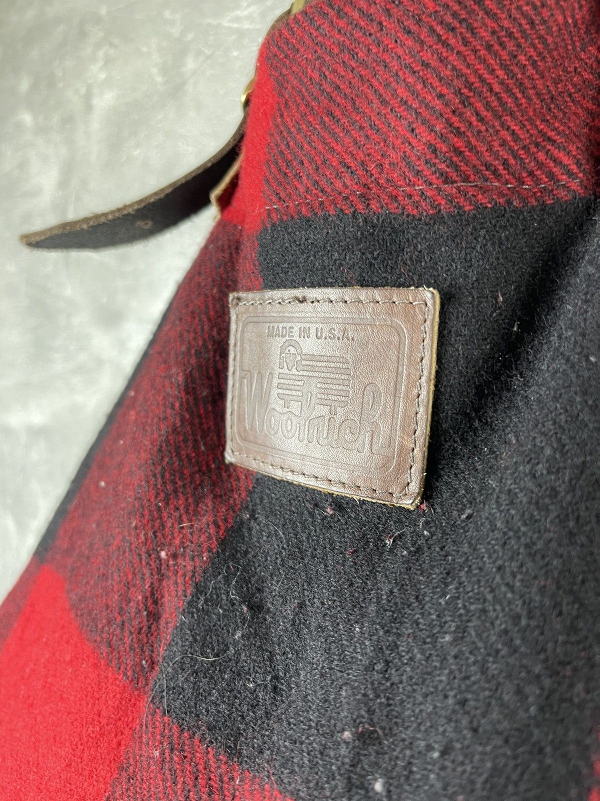 Vintage × Woolrich Woolen Mills Woolrich x Abercrombie & Fitch Buffalo Plaid Wool Tote Bag Size ONE SIZE - 4 Thumbnail