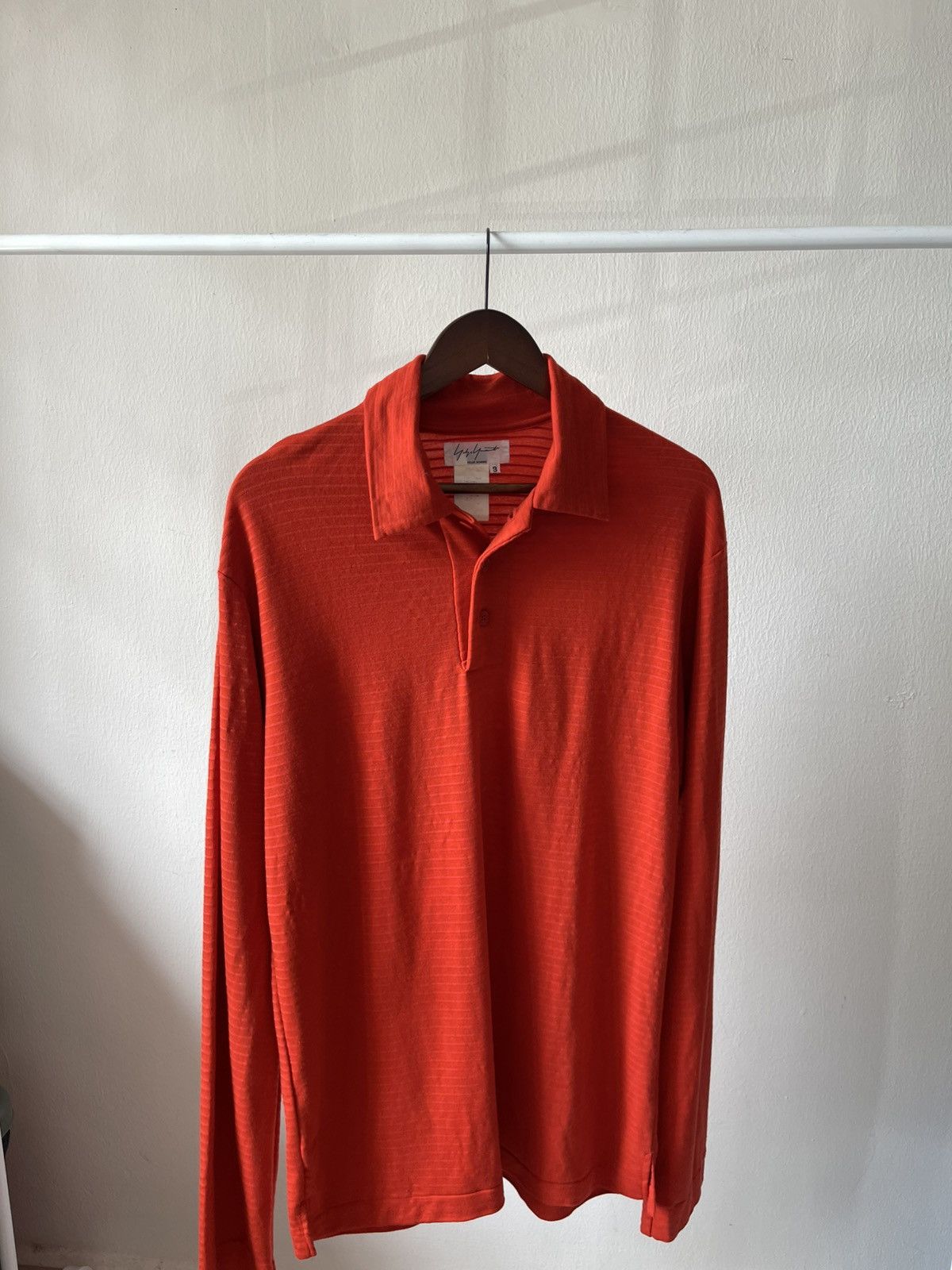 Yohji Yamamoto Yohji Yamamoto Pour Homme Polo Long Sleeve Shirt Size US L / EU 52-54 / 3 - 4 Thumbnail
