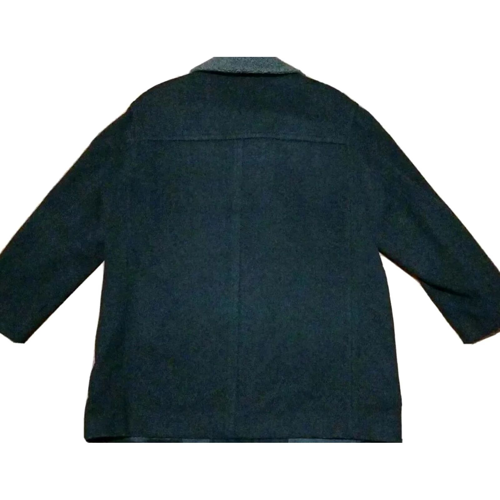 Vintage VINTAGE Forecaster Coat Women's Size 14 Black Button Up Jacket 1980s Rockabilly USA MADE Size XL / US 12-14 / IT 48-50 - 2 Thumbnail