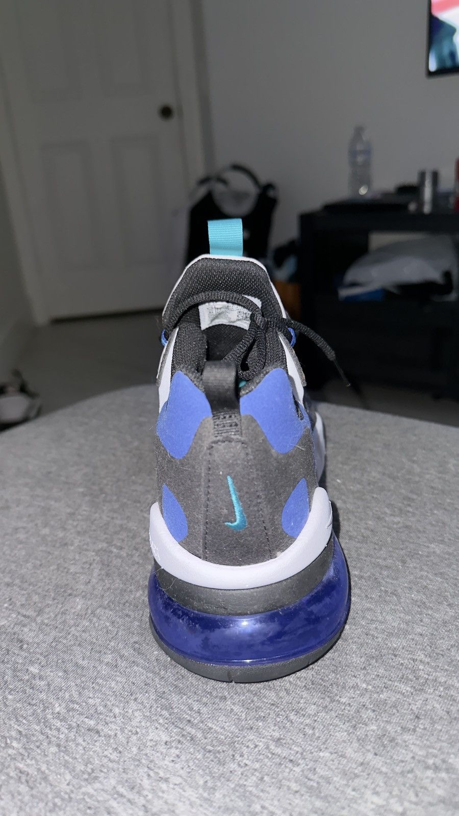 Nike Nike Air Max 270 React - Oracle Aqua Blue Size US 8 / IT 38 - 6 Thumbnail