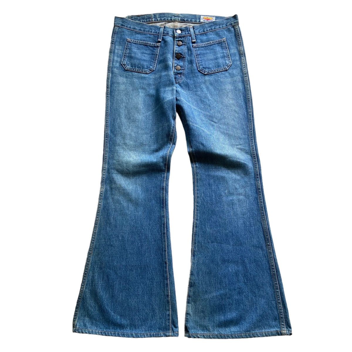 パンツ BIG JOHN super bell bottoms flare jeans Big John Revives Disco Bell Bottom Big Flares