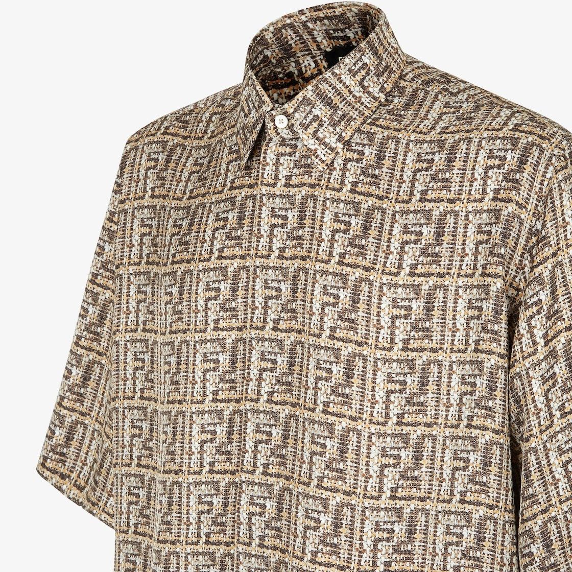 Fendi o1s1wg111025 Shirt in Beige Size US M / EU 48-50 / 2 - 3 Thumbnail