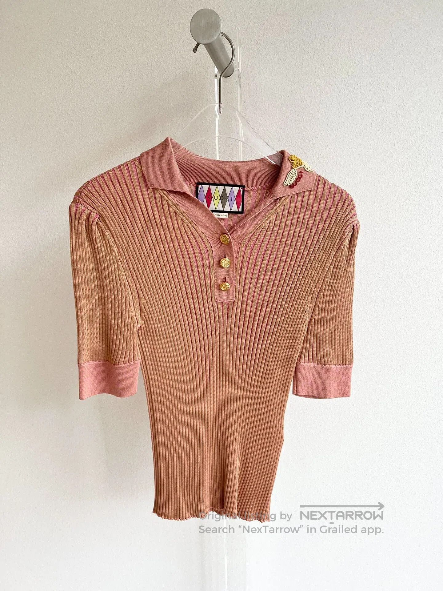 Gucci Gucci Knit Short-Sleeve Pleated Dress. Size S / US 4 / IT 40 - 5 Thumbnail