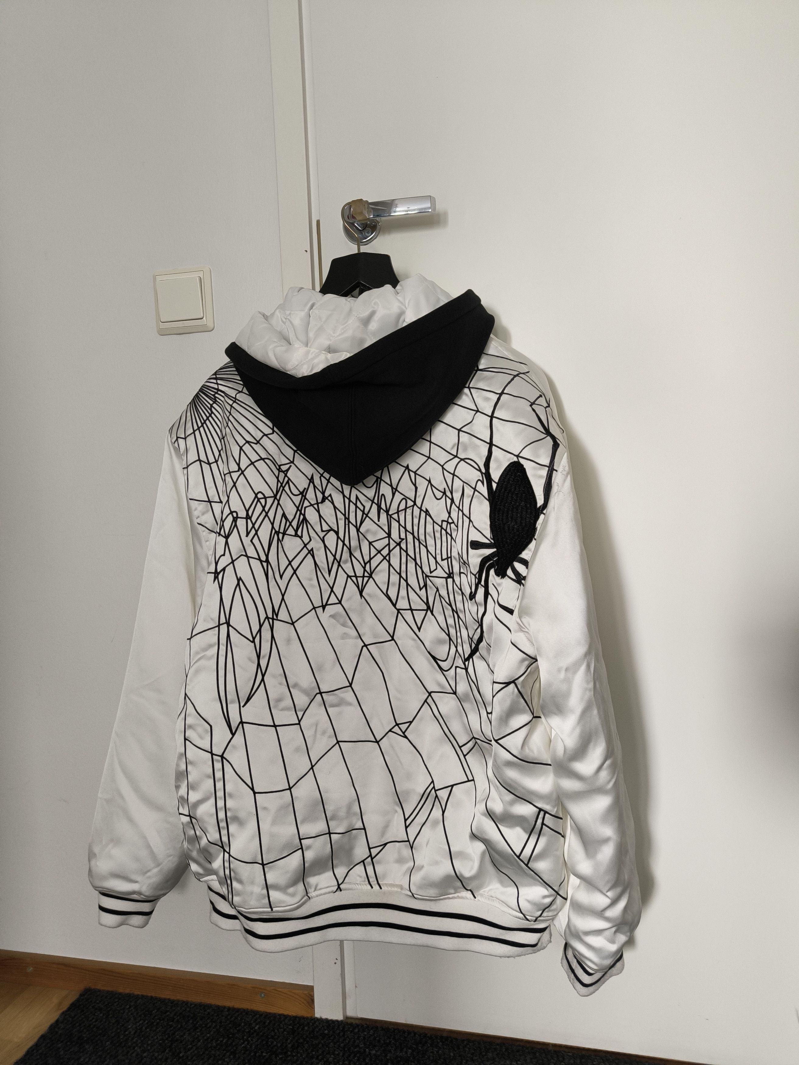 Revenge Revenge White Spider Bomber Jacket Size US XL / EU 56 / 4 - 2 Thumbnail