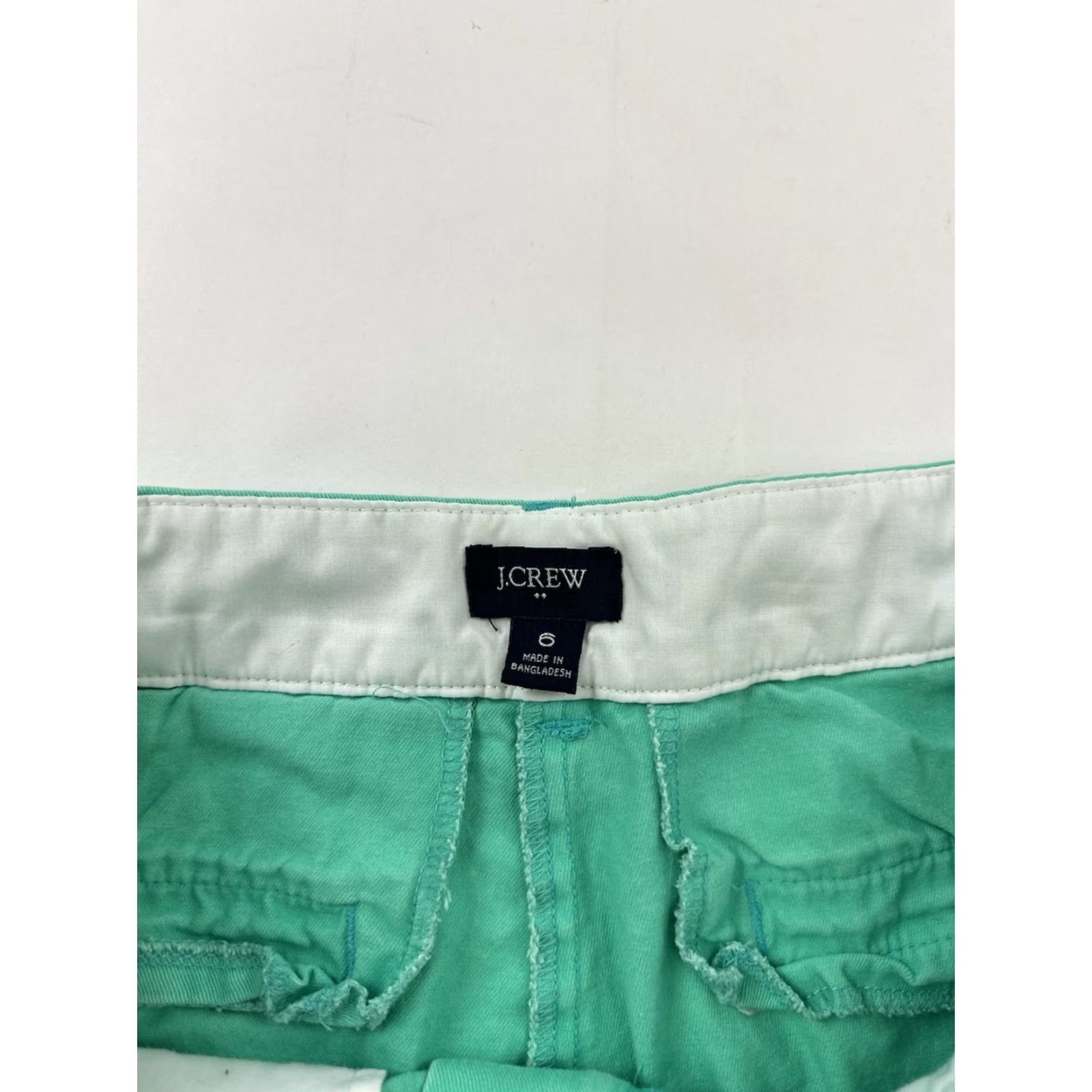 J.Crew J.Crew Green Chino Shorts Womens Size 6 Preppy Golf Casual Size 28" / US 6 / IT 42 - 3 Thumbnail