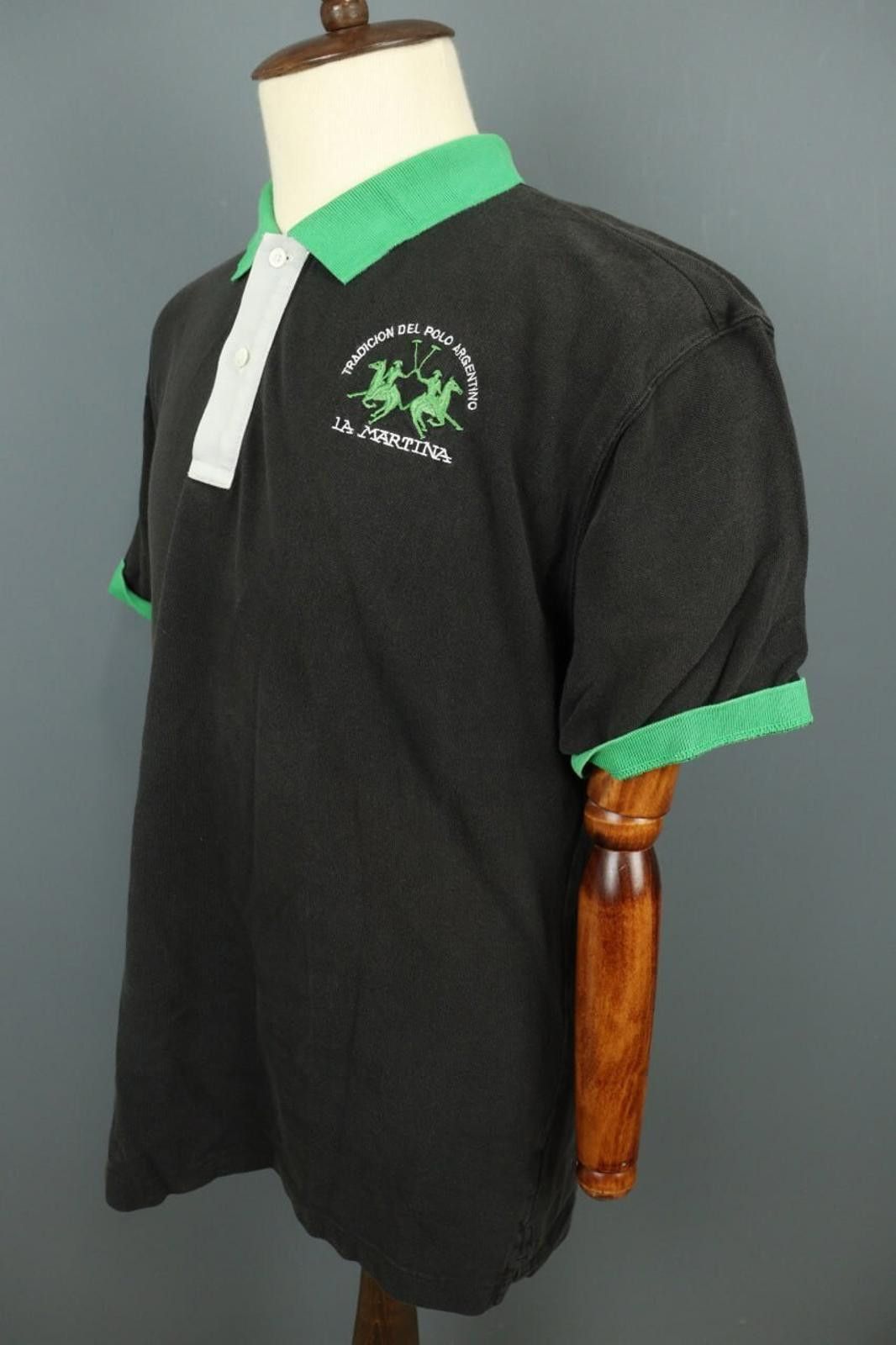La Martina La Martina Buenos Aires Blue Polo Shirt Size 2XL Size US XXL / EU 58 / 5 - 7 Thumbnail
