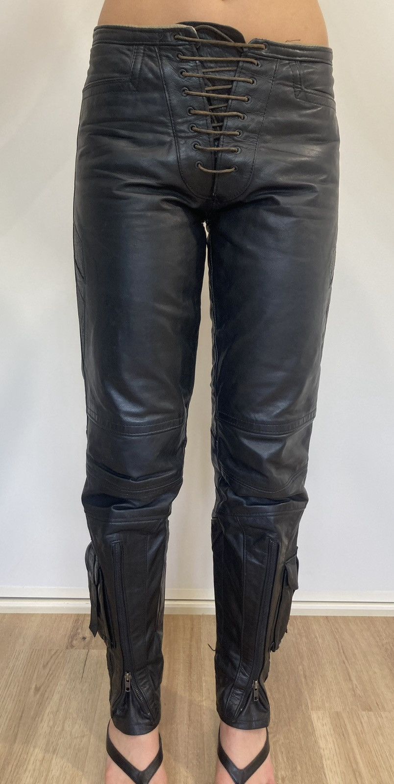 Other Vintage Custom Made Leather Pants Size 29" - 1 Thumbnail