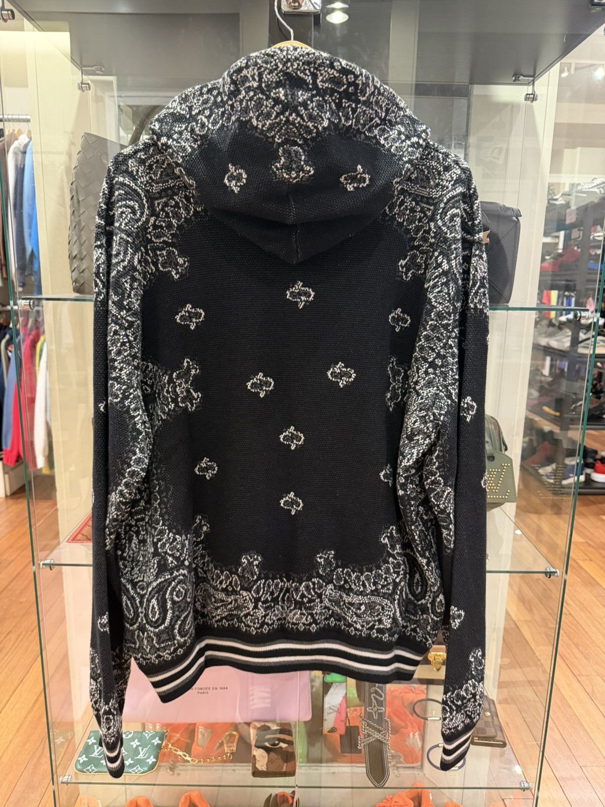 Amiri Amiri Paisley Knit Hoodie Size US XXL / EU 58 / 5 - 2 Thumbnail