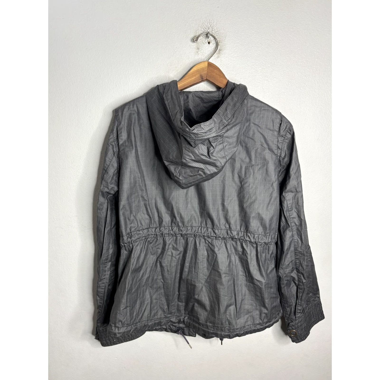 Free People Free People Jacket Womens Medium Gray Hooded Zip Front Lightweight Windbreaker Size M / US 6-8 / IT 42-44 - 5 Thumbnail