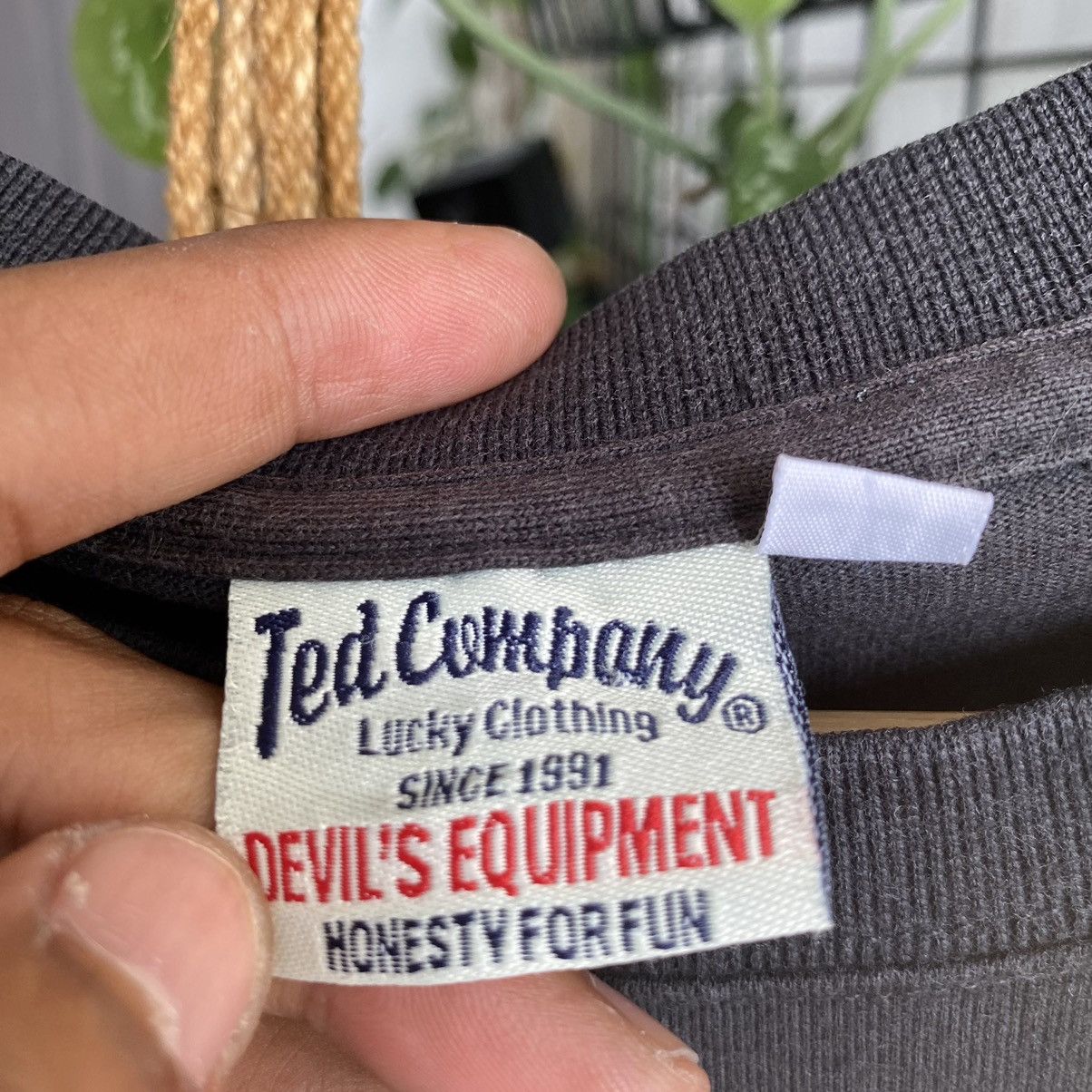 Tedman Vintage Faded Y2K Tedman Fly Devil ERD GRUNGE L/S TSHIRT Size US L / EU 52-54 / 3 - 7 Thumbnail