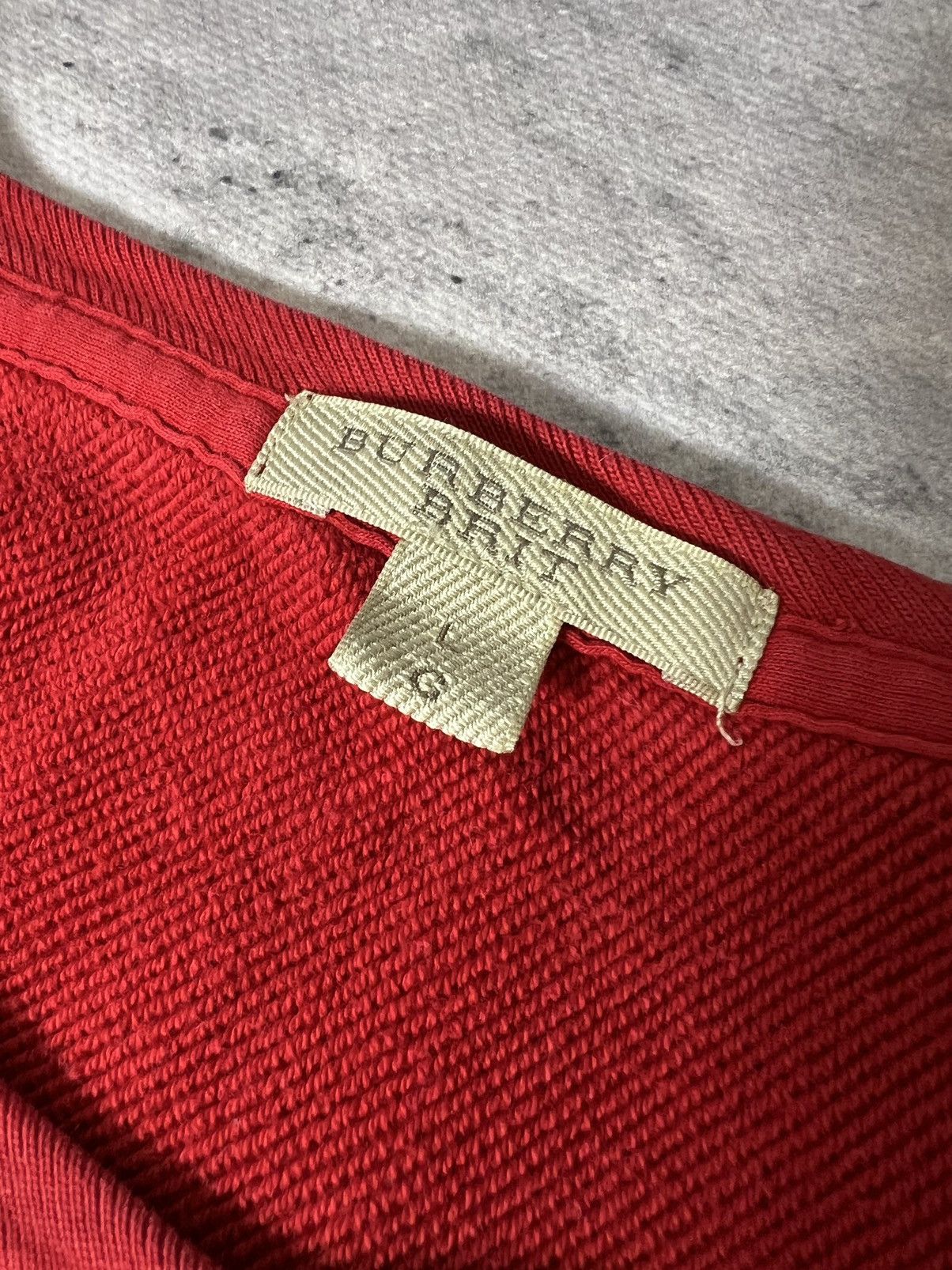 Burberry Burberry Brit Sweatshirt Crewneck big Logo Size US L / EU 52-54 / 3 - 5 Thumbnail