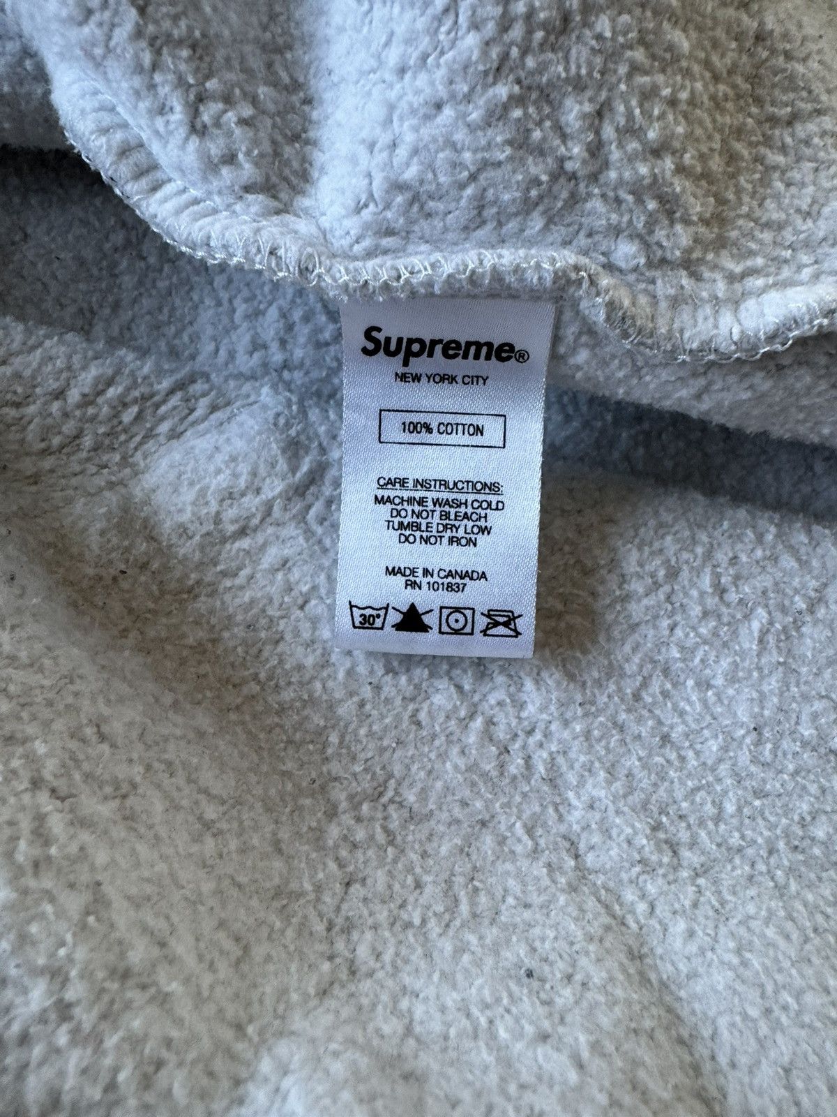 Supreme Supreme Topline Zip up 2019 White Size S Size US S / EU 44-46 / 1 - 6 Thumbnail