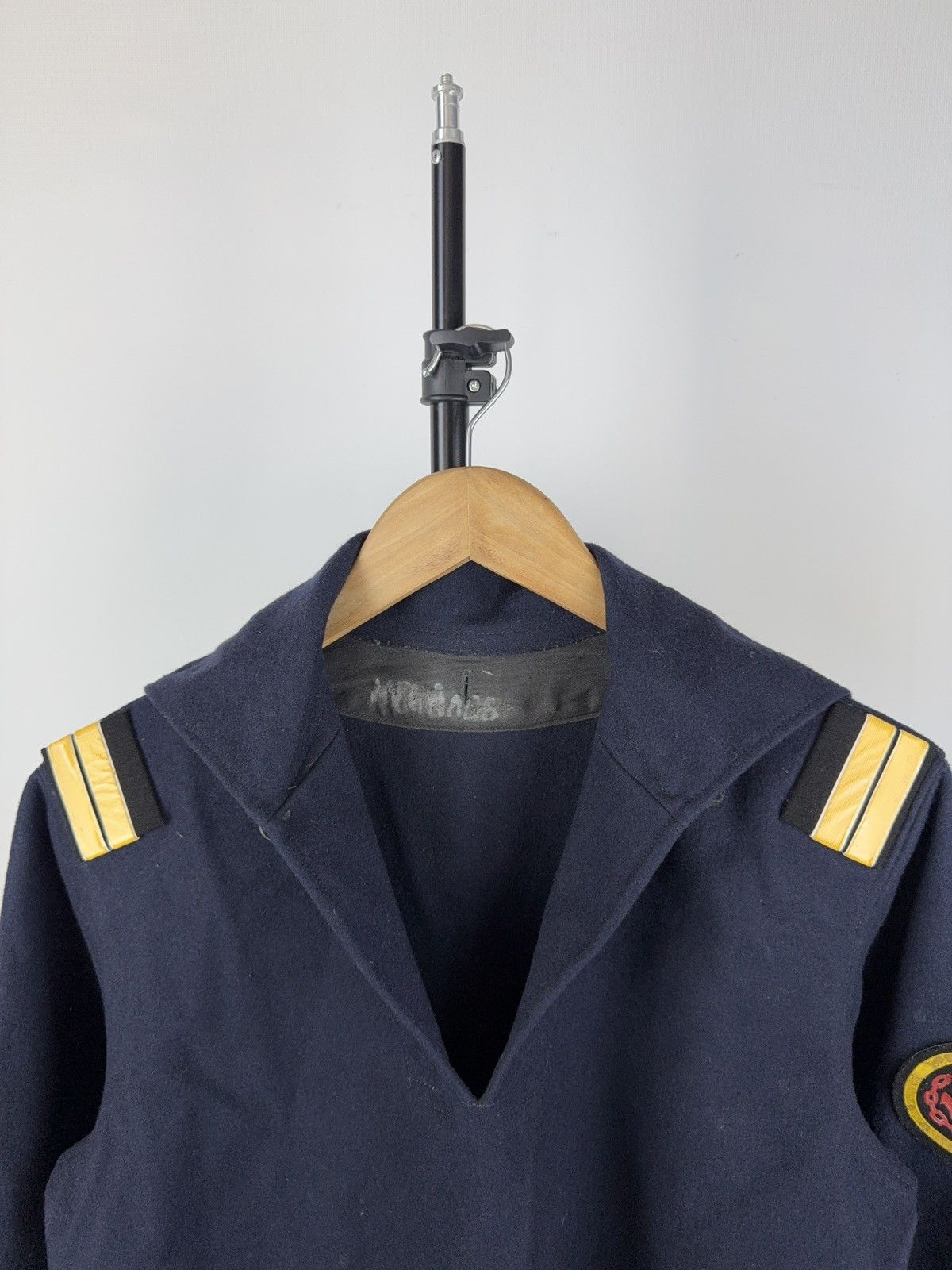 Vintage 1989 RARE ❗️MARINE USSR Pullover Rubber Jacket Size US S / EU 44-46 / 1 - 5 Thumbnail