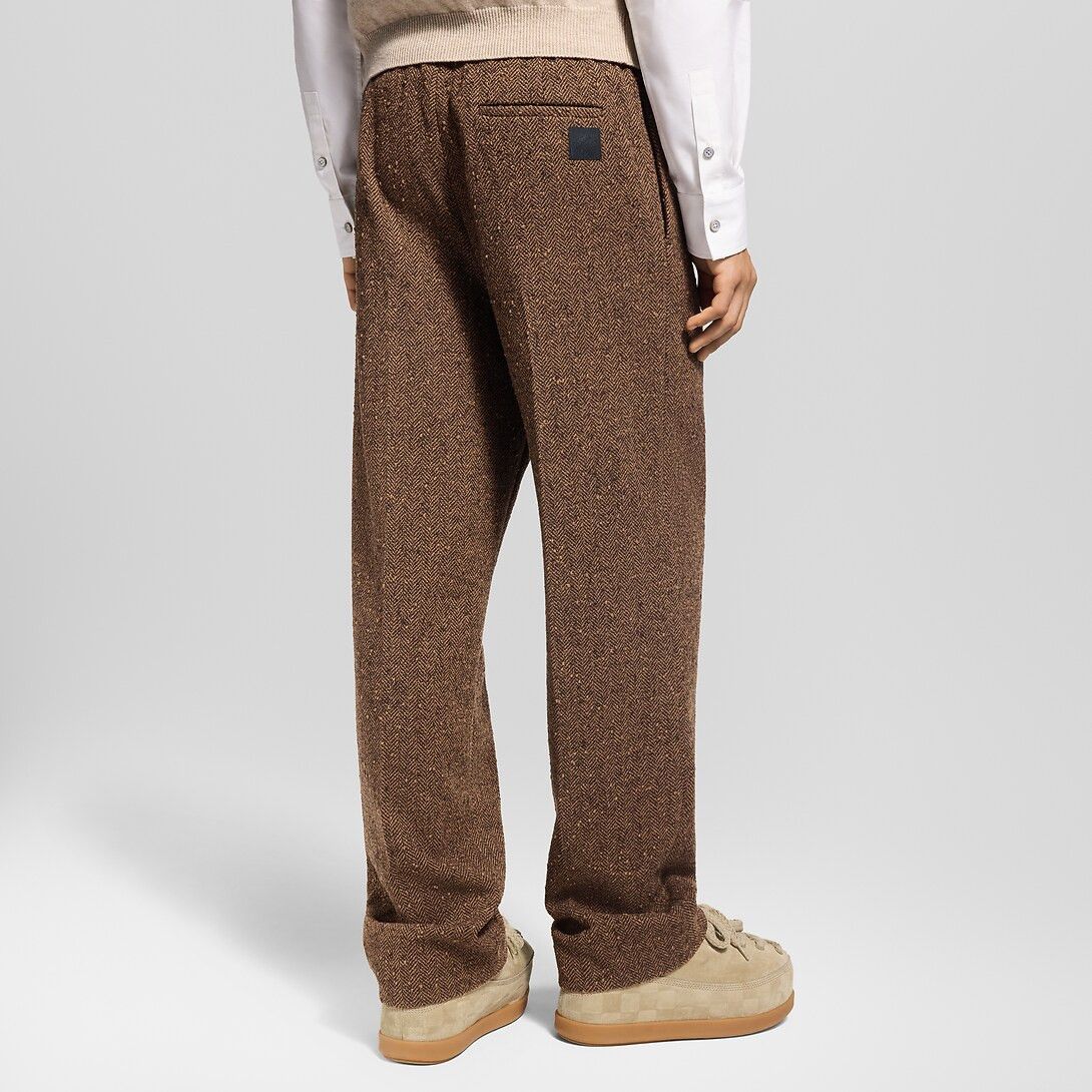 Louis Vuitton Tweed Drawstring Trousers Size US 34 / EU 50 - 2 Thumbnail