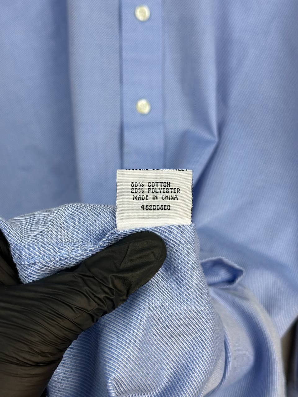 Balmain Balmain Paris Button Up Dress Shirt Micro Stripe Blue LS Size US XL / EU 56 / 4 - 14 Thumbnail