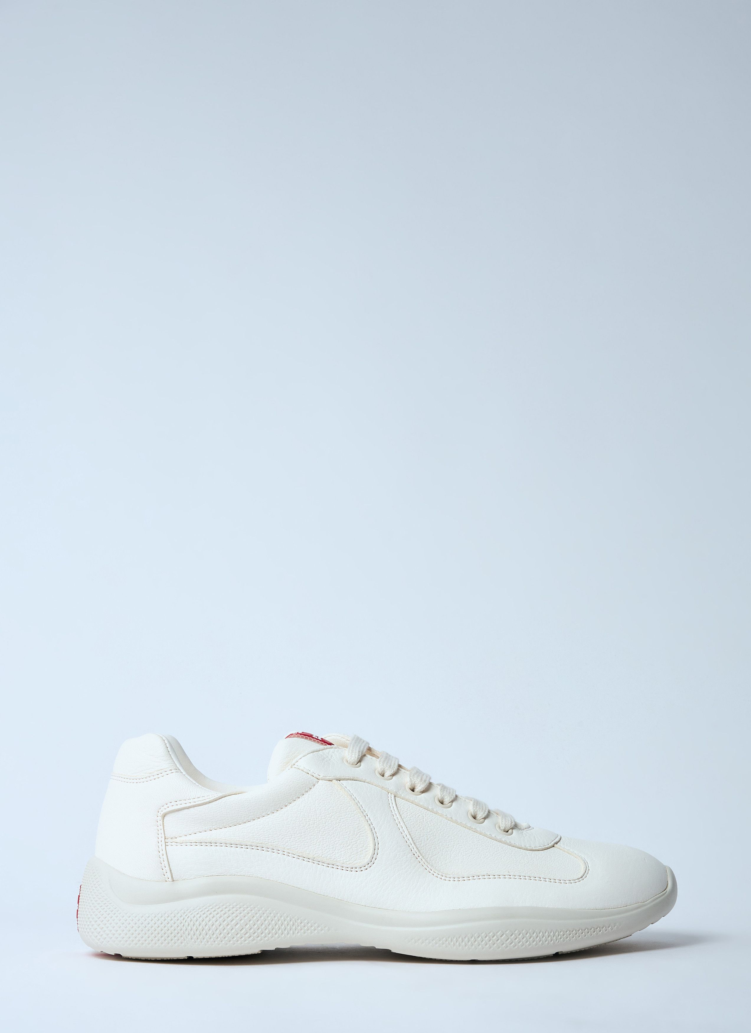 Prada Leather Low-Top Sneakers Size US 11 / EU 44 - 1 Thumbnail