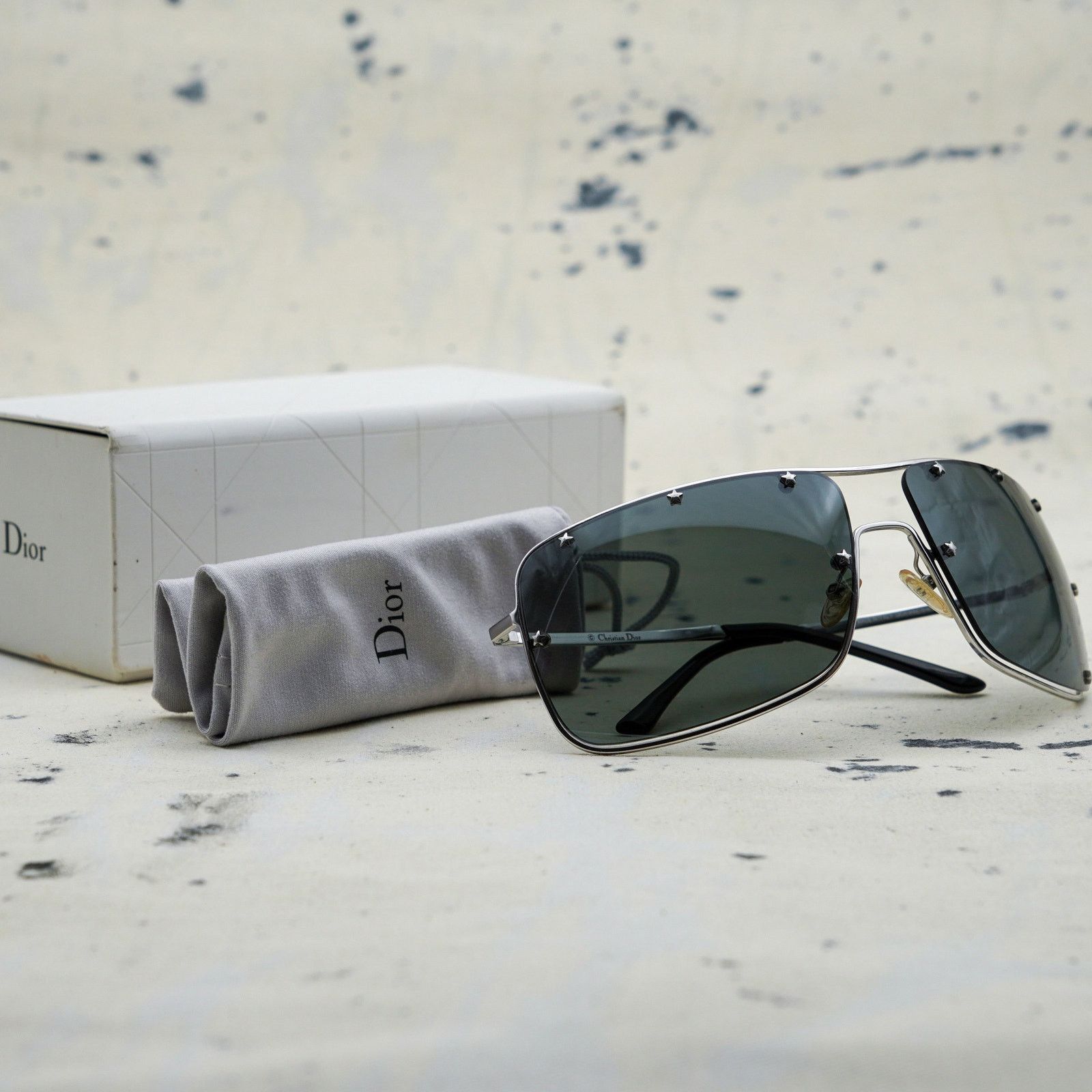 Dior Vintage dior windshield 2 italy star logo metal sunglasses Size ONE SIZE - 9 Thumbnail