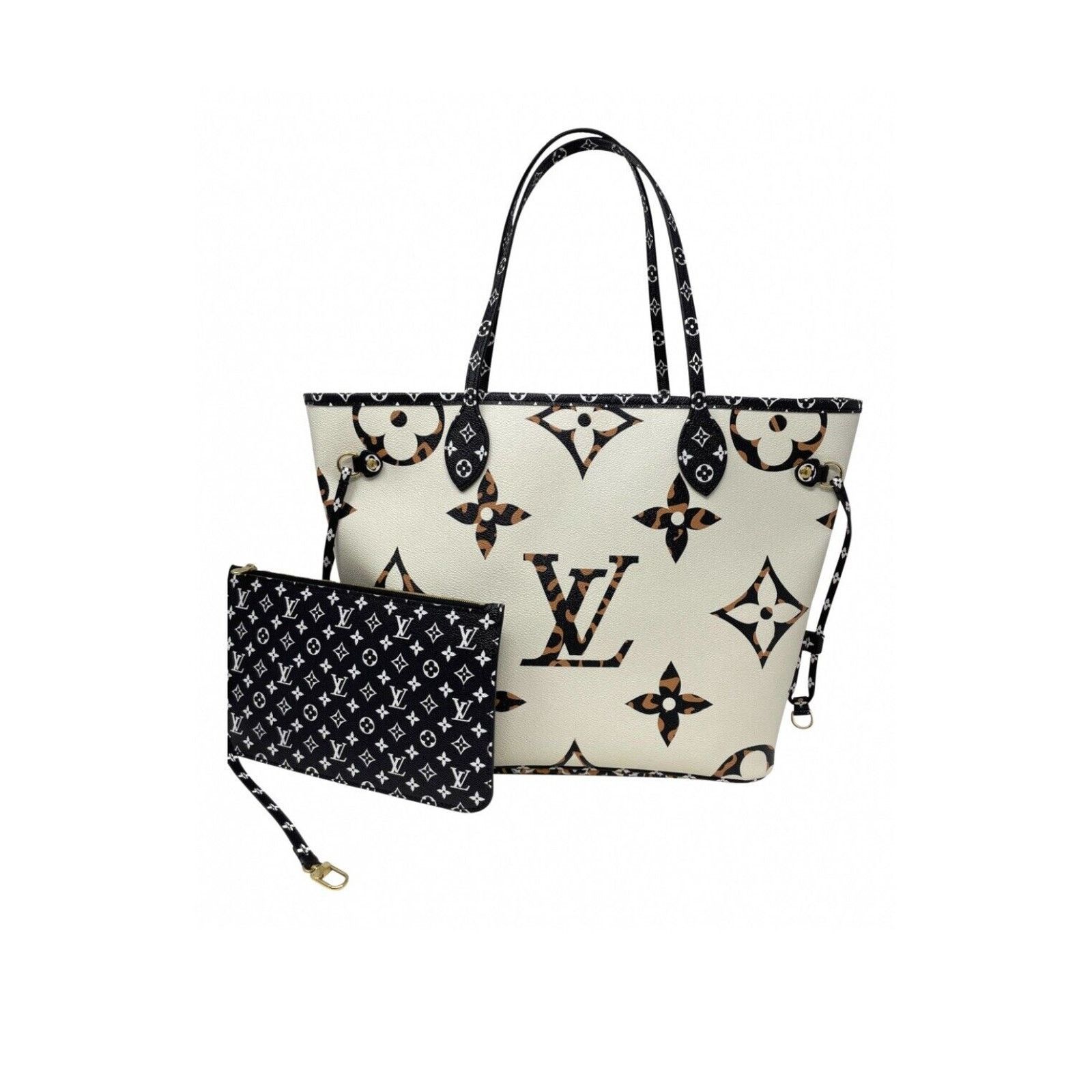 Louis Vuitton Louis Vuitton Neverfull MM Tote Jungle Monogram Giant MM Size ONE SIZE - 13 Thumbnail