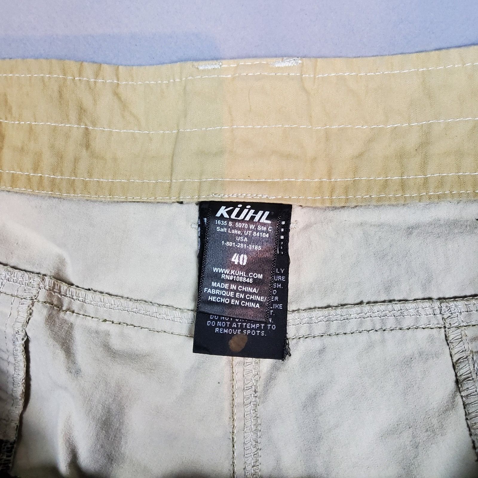 Kuhl Kuhl Ramblr Men's Size 40 Shorts Outdoor Hiking Khaki 5 Pock Size US 40 / EU 56 - 3 Thumbnail