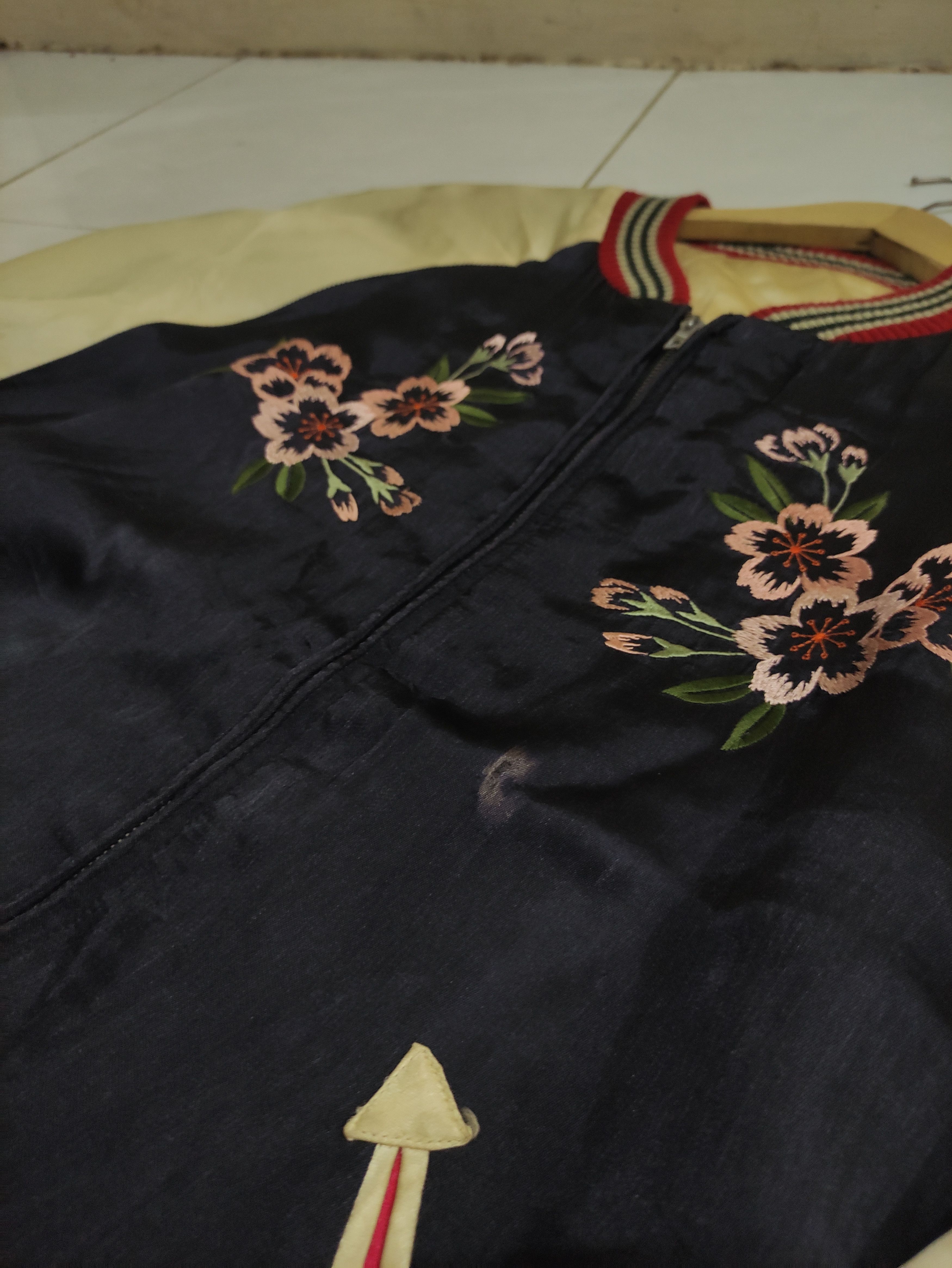 Japanese Brand × Toyo Enterprises Vintage cropped head sukajan souvenir jacket 100% rayon Size US L / EU 52-54 / 3 - 10 Thumbnail