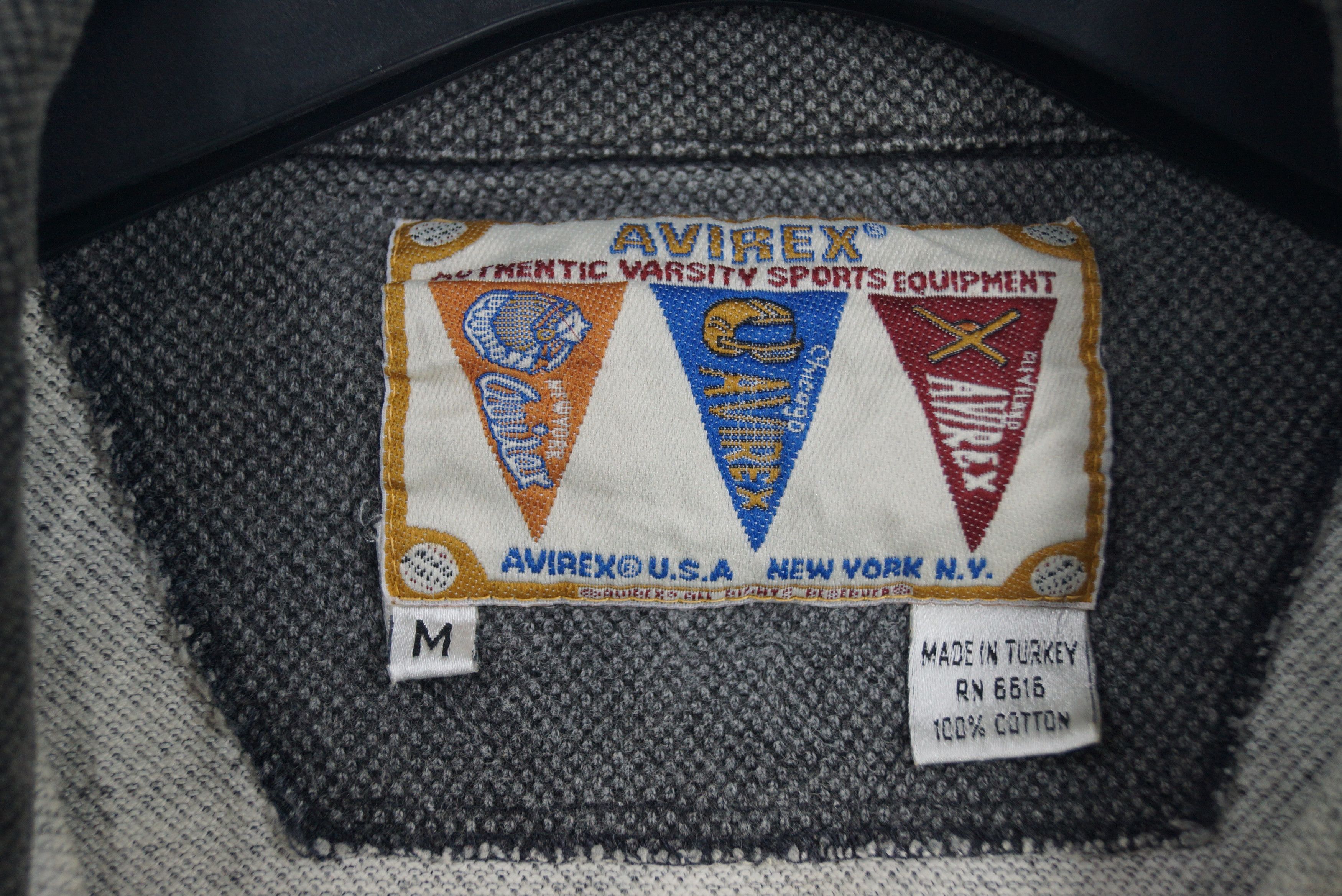 Avirex Avirex Long Sleeve Half Button Small Spellout Size US M / EU 48-50 / 2 - 4 Thumbnail