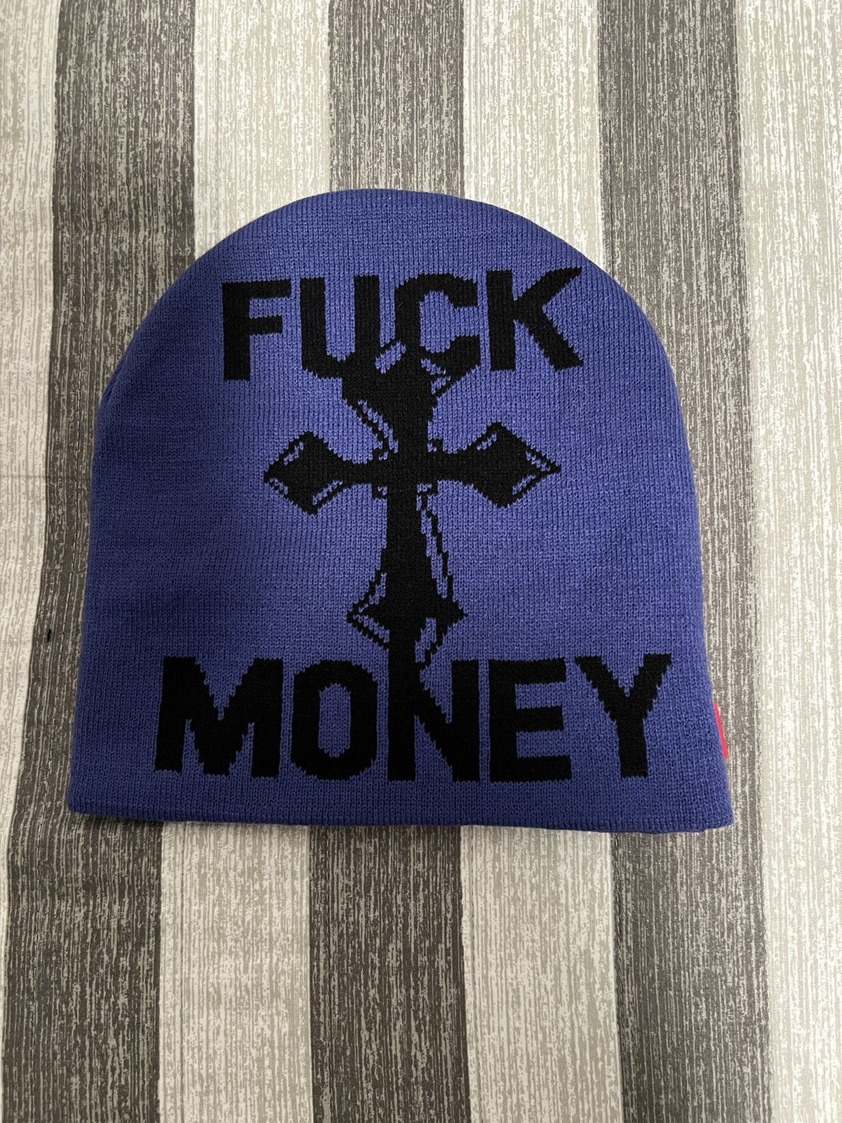 Streetwear × Supreme Supreme Fuck Money Beanie | Grailed