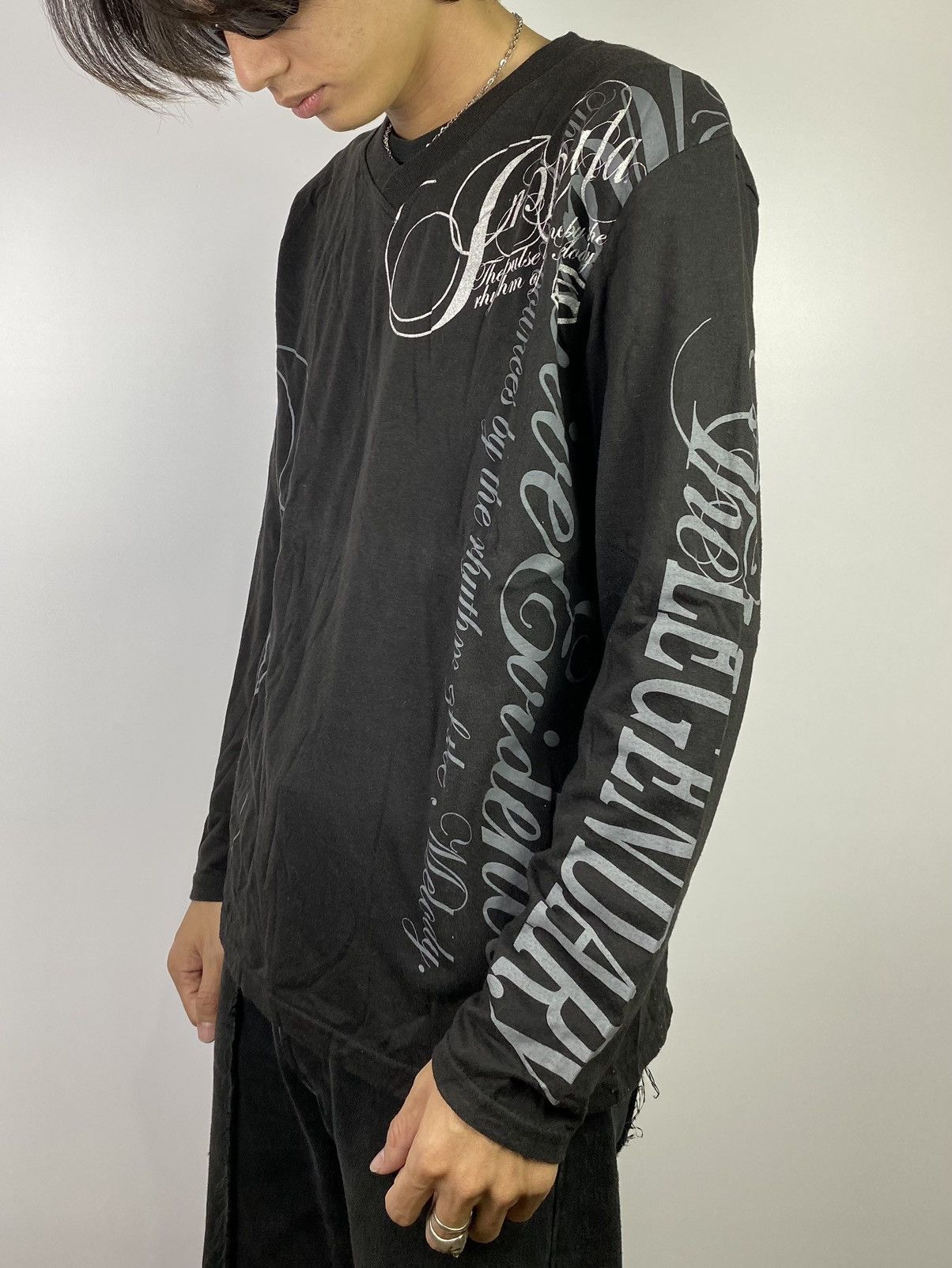 If Six Was Nine 2000s impala poem longsleeve style gothic Size US M / EU 48-50 / 2 - 3 Thumbnail