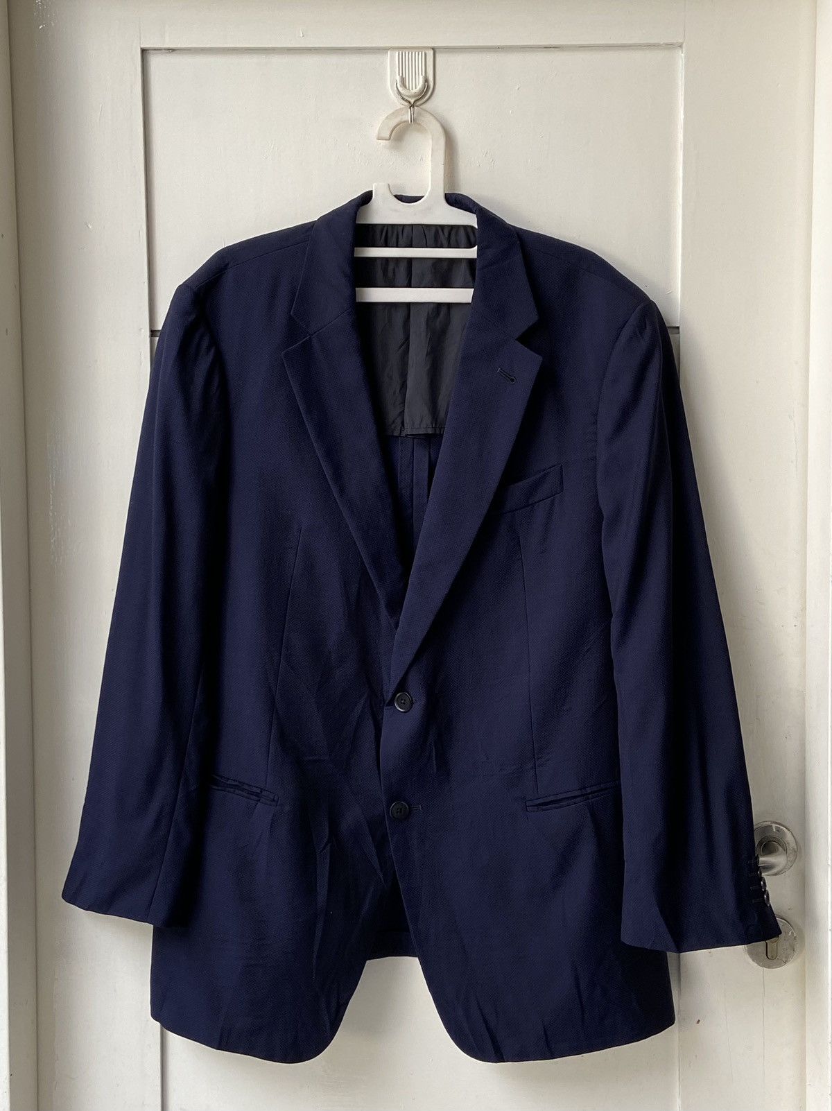 Armani Collezioni ARMANI COLLEZIONI Navy Suit Size 54L - 11 Thumbnail