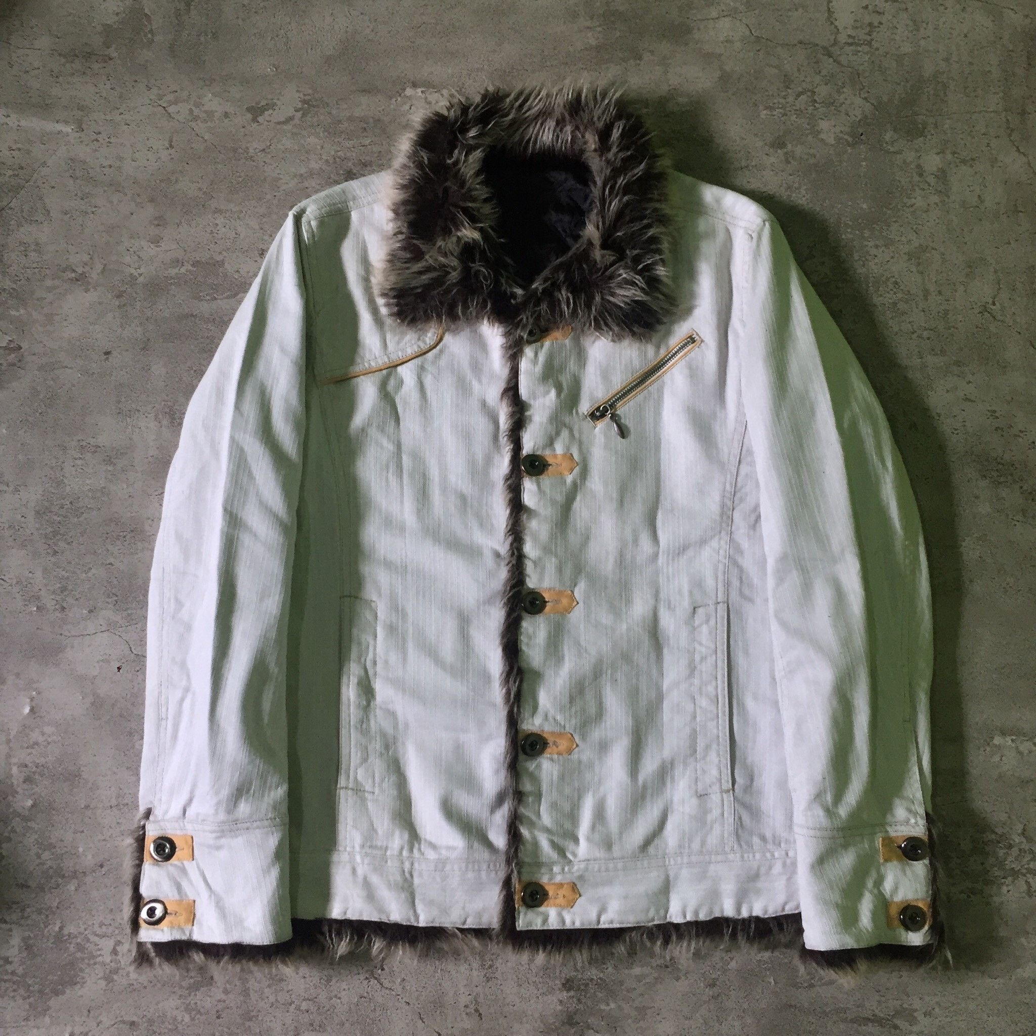 Semantic Design Fur Jacket | Grailed