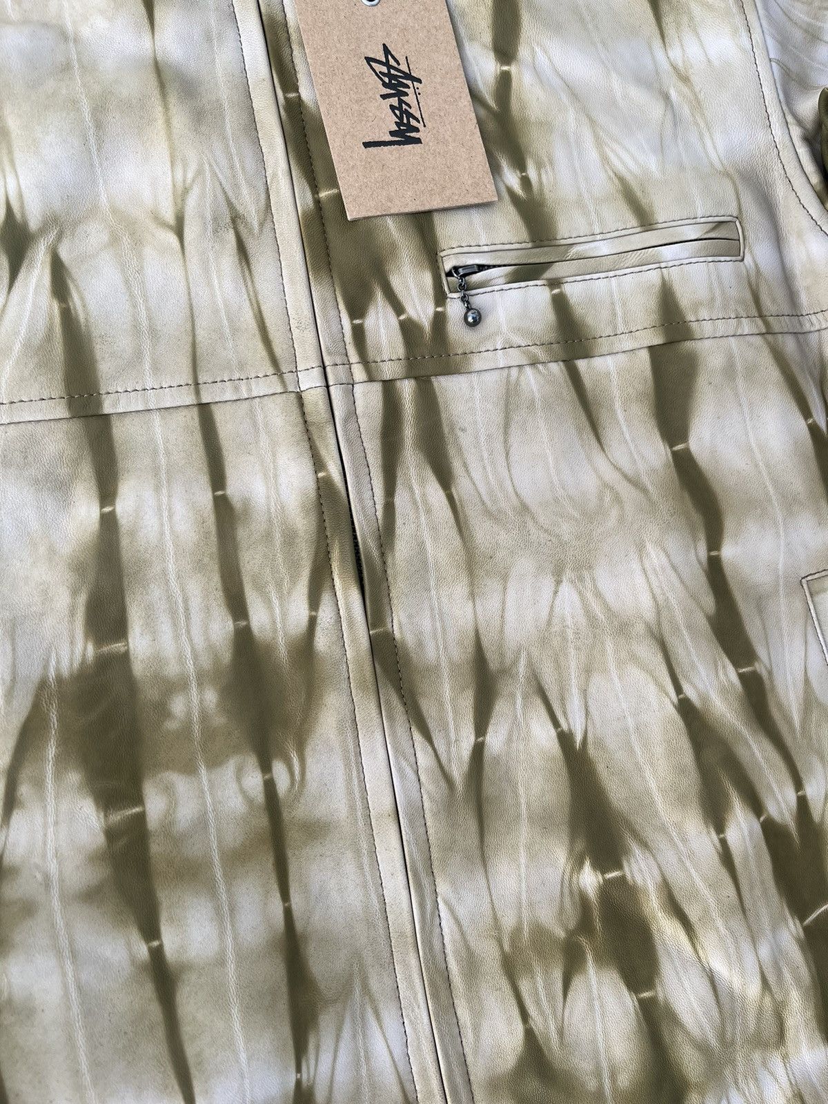 Stussy Stussy Stone Washed Leather Jacket (SAMPLE) Size US M / EU 48-50 / 2 - 3 Thumbnail