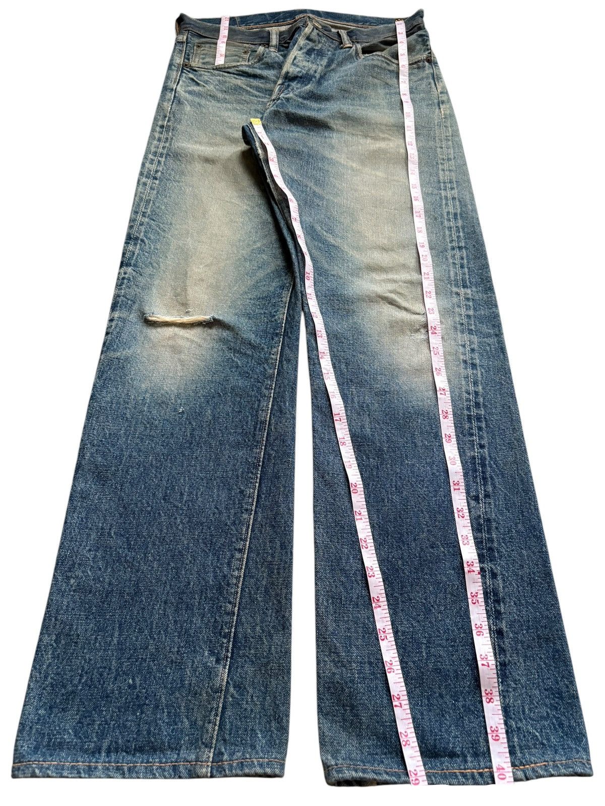 Warehouse & Co. Vintage Japanese Warehouse & Co Selvedge Mud Wash Jeans Size US 29 - 14 Thumbnail