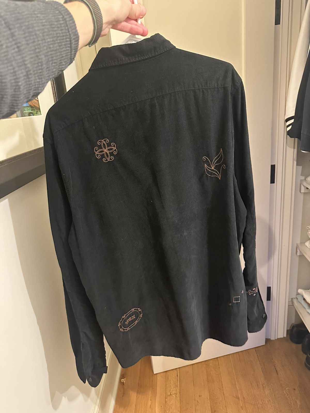 Wax London Wax London Doodle Cord Embroidered Long Sleeve Shirt - Small Size US S / EU 44-46 / 1 - 6 Thumbnail