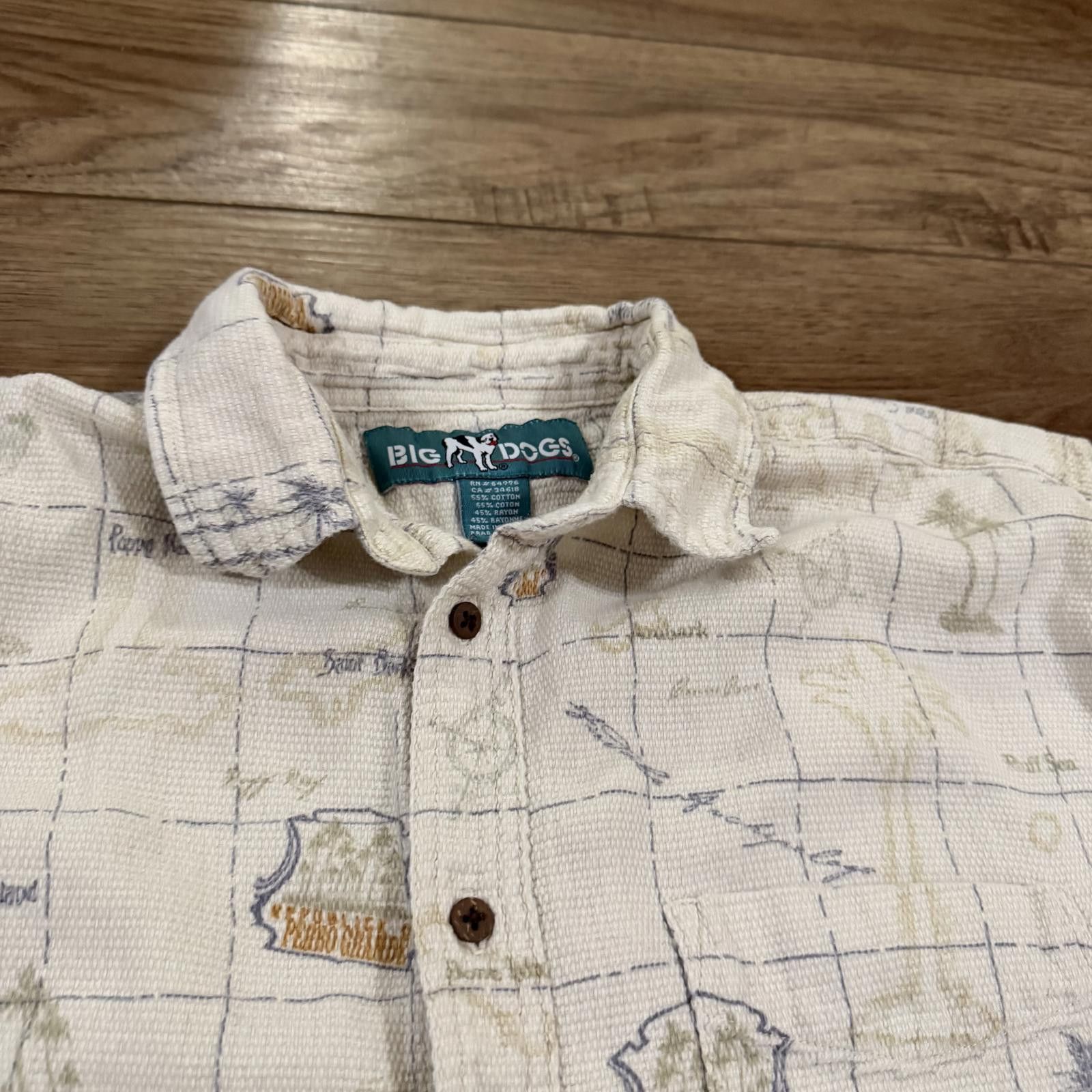 Big Dogs Vintage Y2K Big Dogs Tropical Hawaiian Button Shirt Size US M / EU 48-50 / 2 - 2 Thumbnail