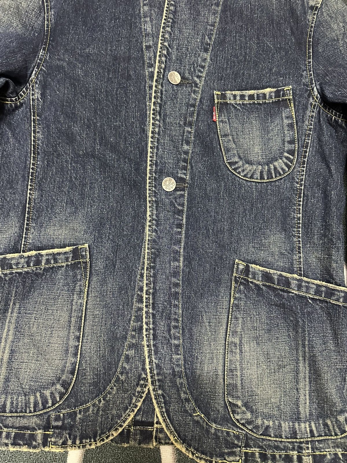 Levi's Levis workwear denim jacket Size US L / EU 52-54 / 3 - 9 Thumbnail