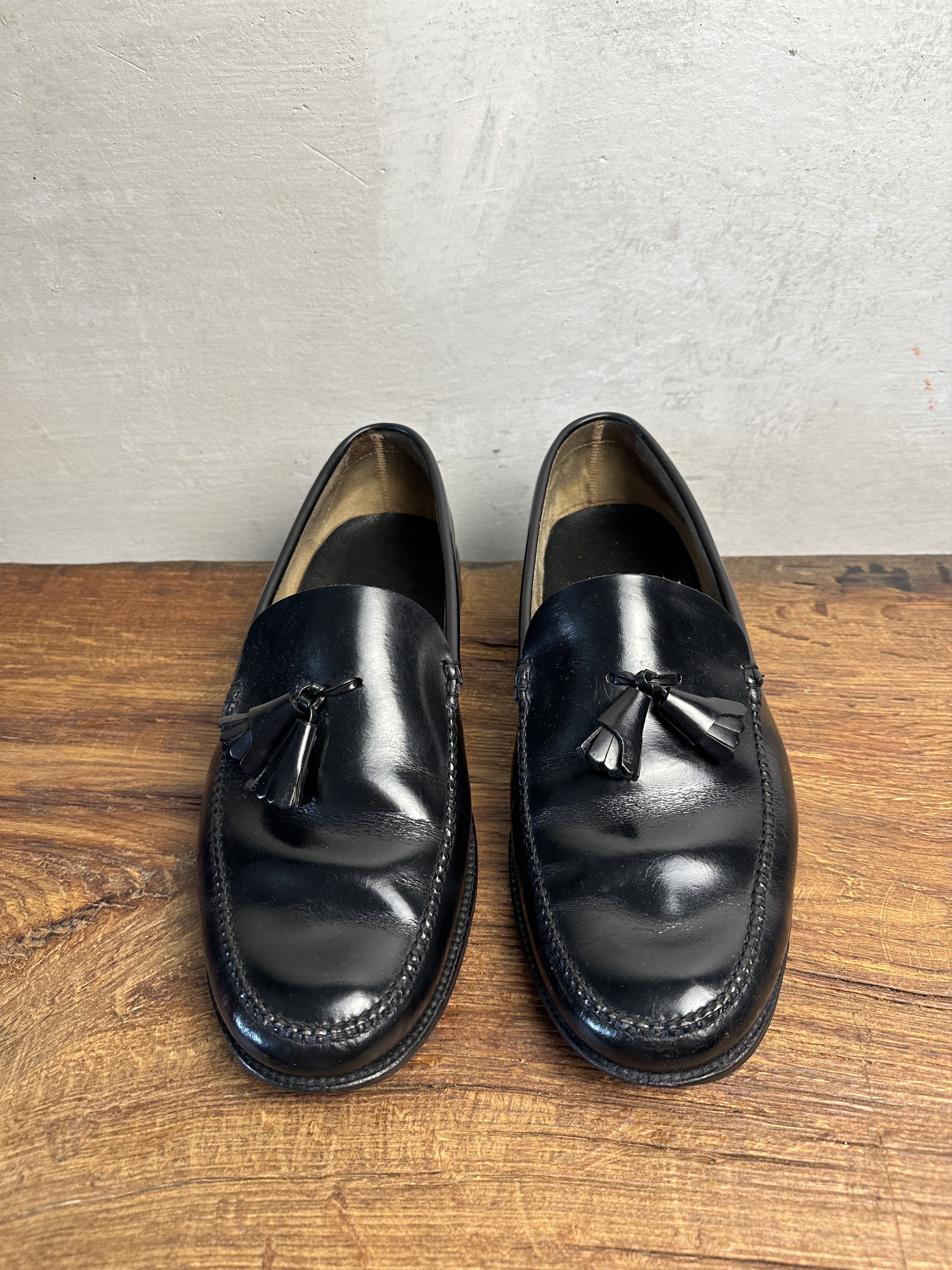 Genuine Leather Custom Made in Spain Leather Loafers Size US 10.5 / EU 43-44 - 8 Thumbnail