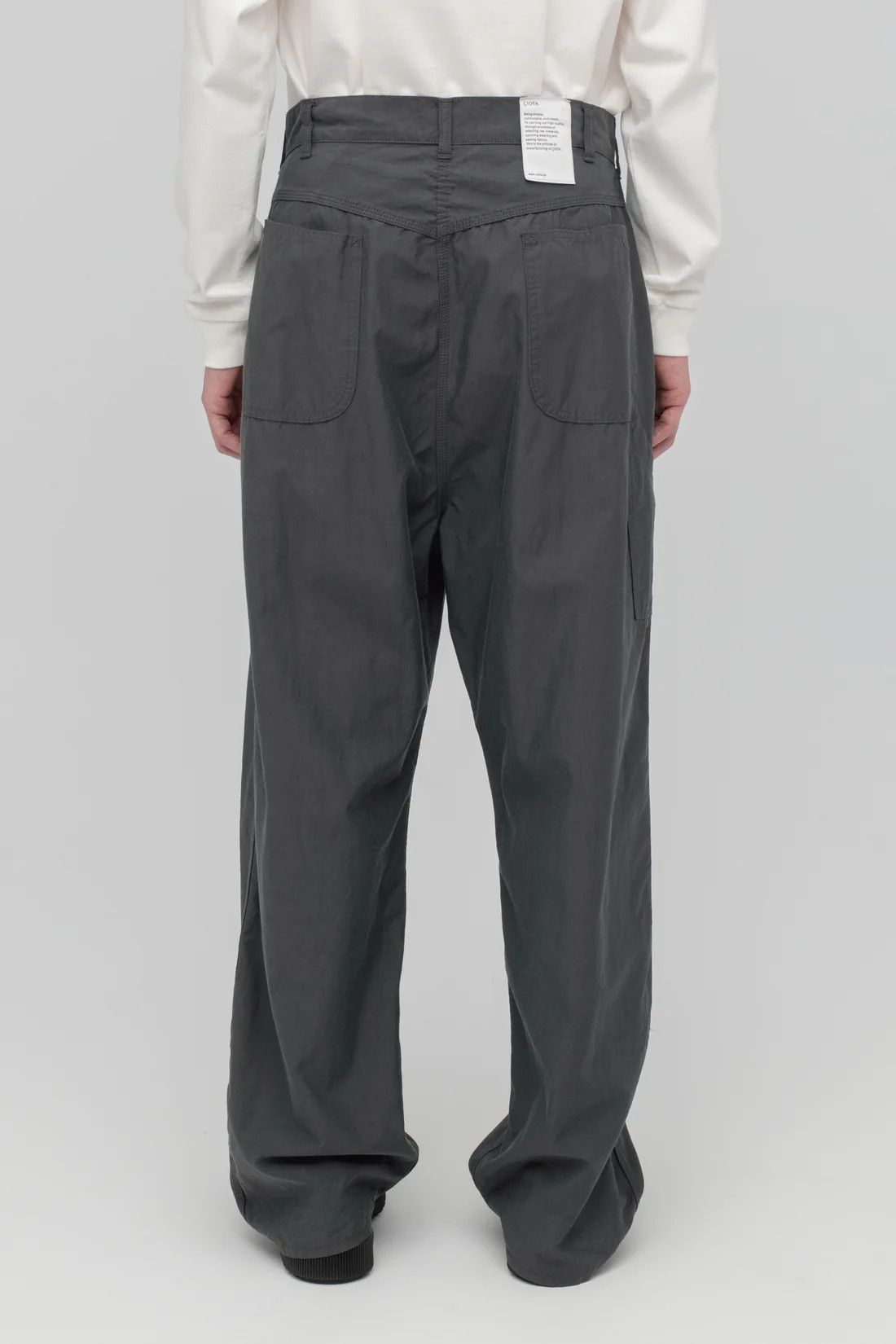 Ciota cotton rayon painter pants size 6 charcoal grey Size US 36 / EU 52 - 8 Thumbnail